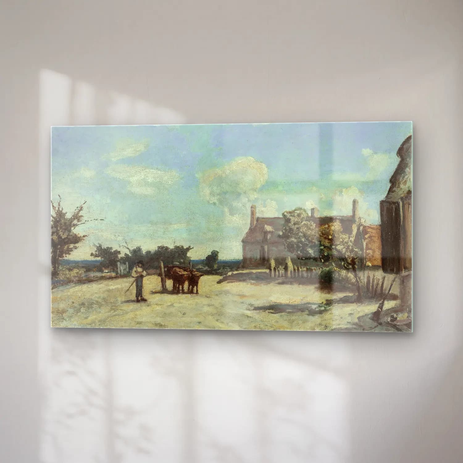 Johan Barthold Jongkind – Saint-Parize-le-Châtel cam tablo — sağ açıdan görünüm