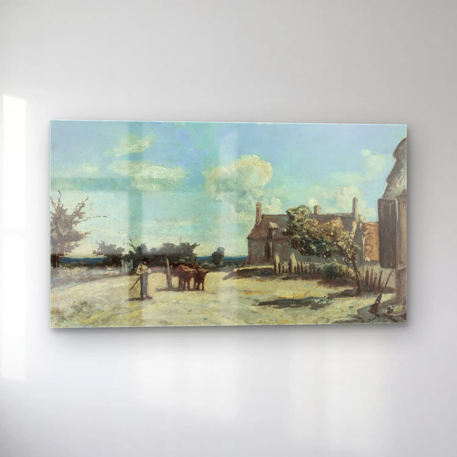 Johan Barthold Jongkind – Saint-Parize-le-Châtel cam tablo — sol açıdan görünüm