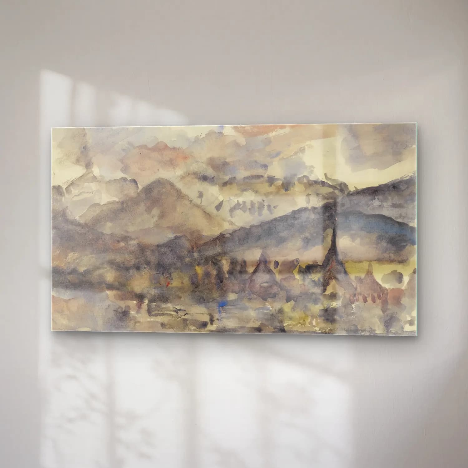 Lovis Corinth – Blick Auf Luzern (View Of Lucerne) cam tablo — sağ açıdan görünüm