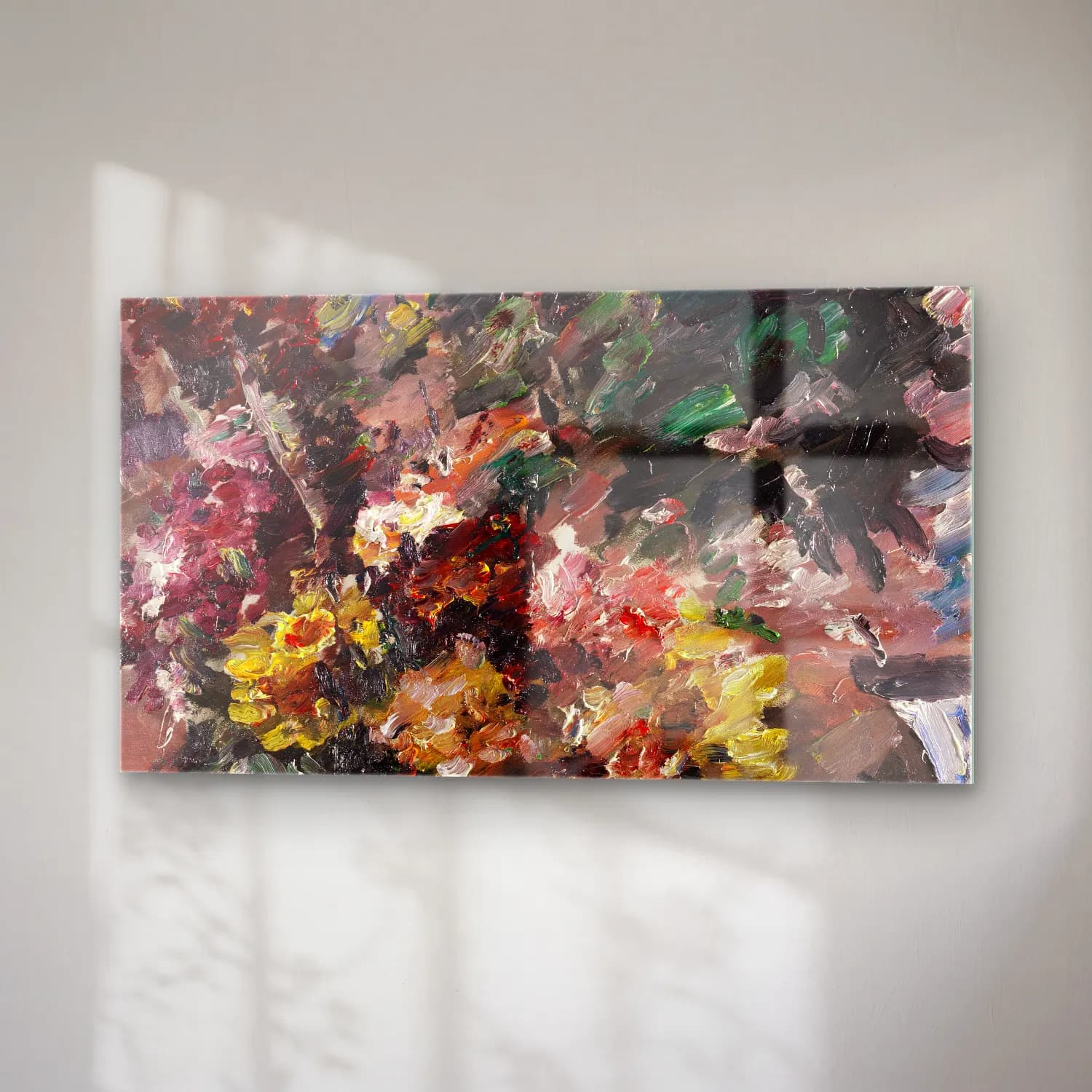 Lovis Corinth – Blumen im Bronzekübel cam tablo — sağ açıdan görünüm