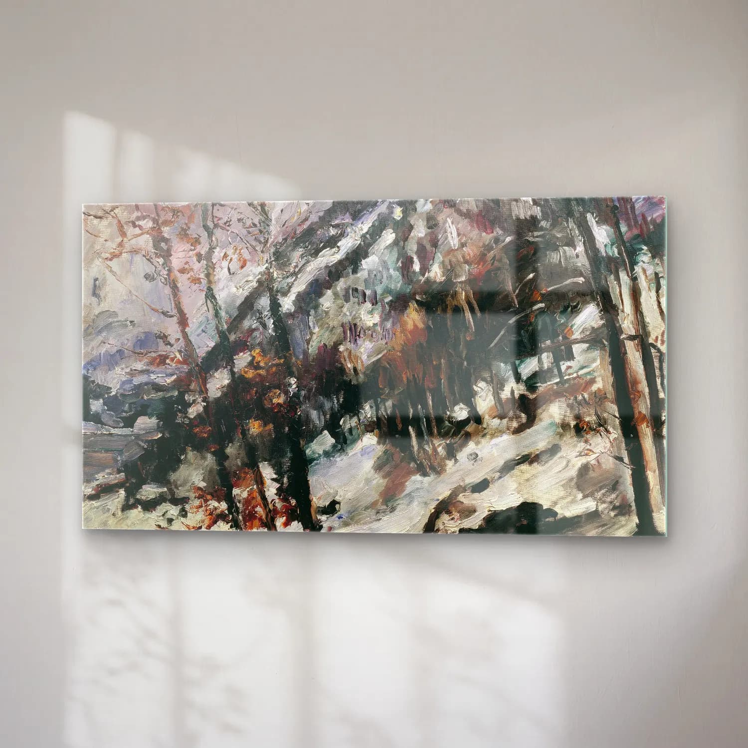 Lovis Corinth – Der Herzogstand Am Walchensee Im Schnee cam tablo — sağ açıdan görünüm
