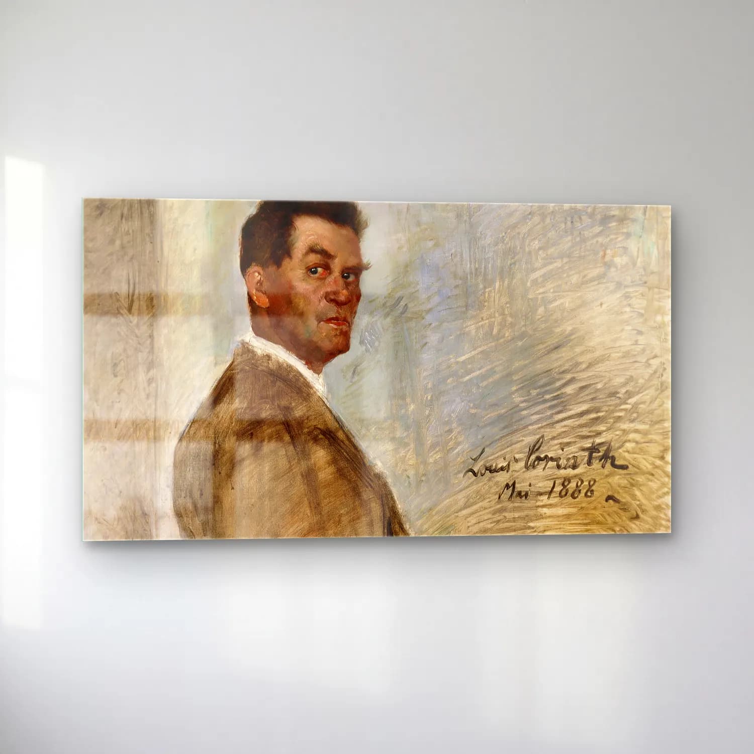 Lovis Corinth – Franz Heinrich Corinth, the Artist’s Father cam tablo — sol açıdan görünüm