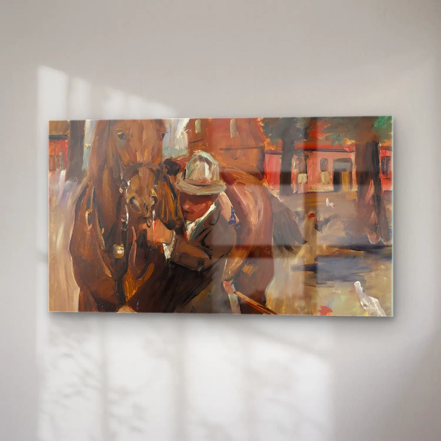 Lovis Corinth – Setting out for a ride cam tablo — sağ açıdan görünüm