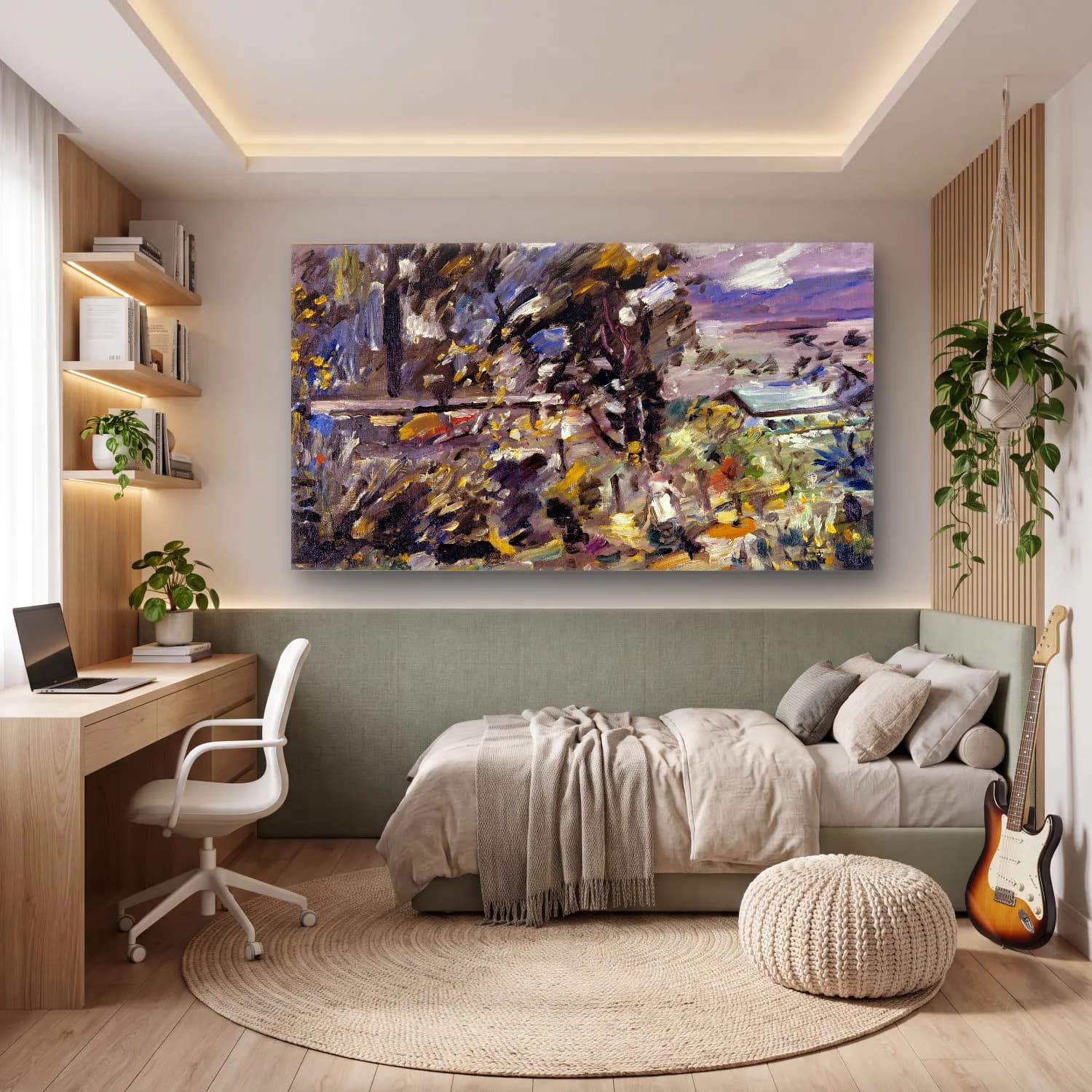 Lovis Corinth – Walchensee, Silverway cam tablo — genç odasında