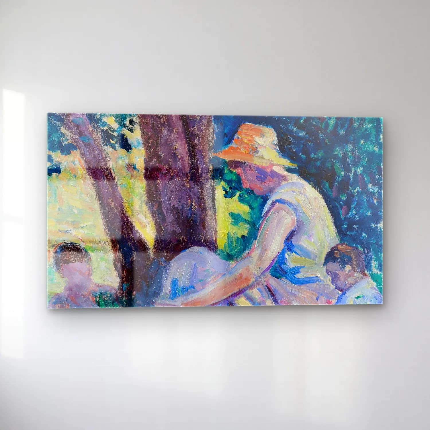 Maximilien Luce – Bessy, un après-midi à la campagne cam tablo — sol açıdan görünüm