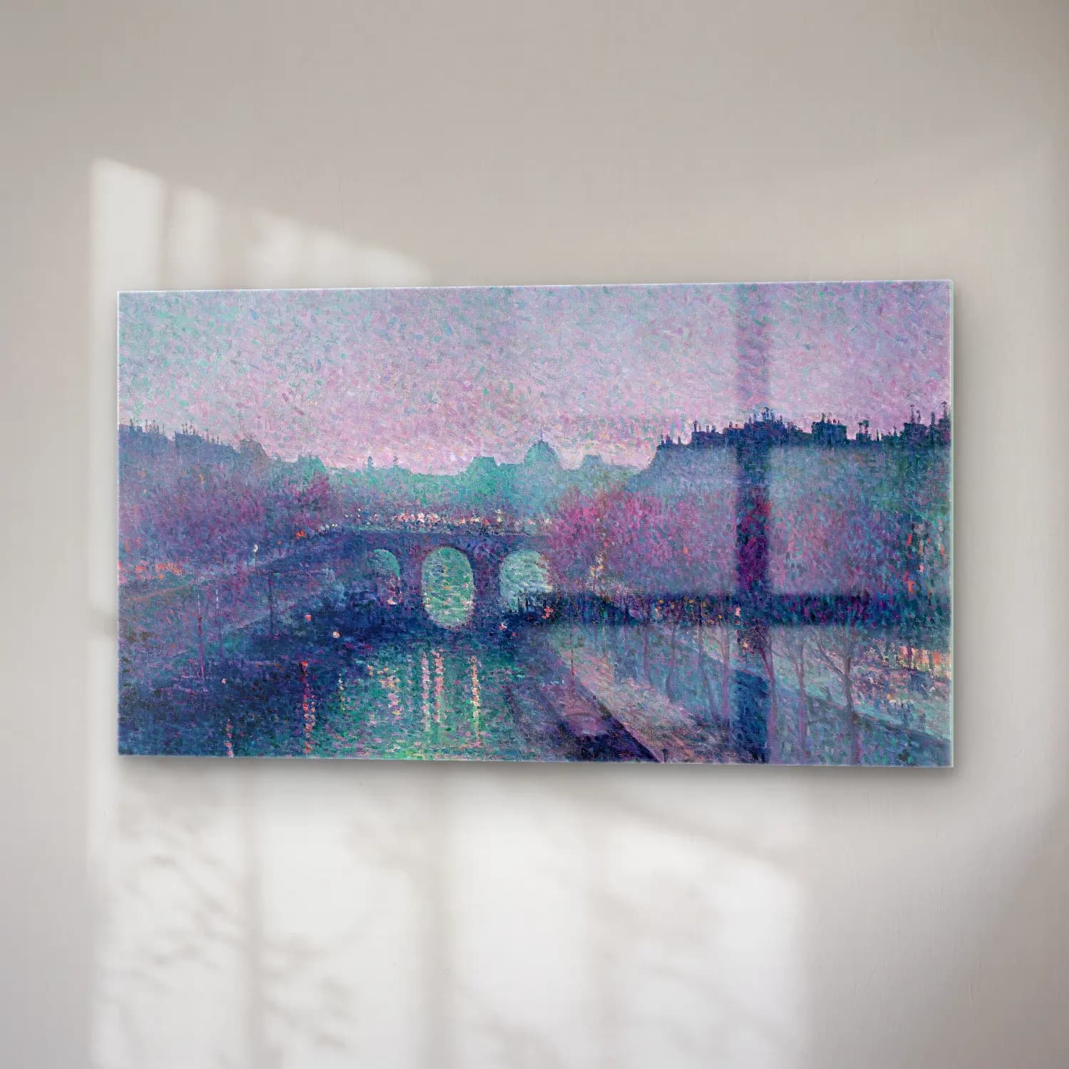 Maximilien Luce – Le Pont-Neuf, La Seine, Petit Bras cam tablo — sağ açıdan görünüm