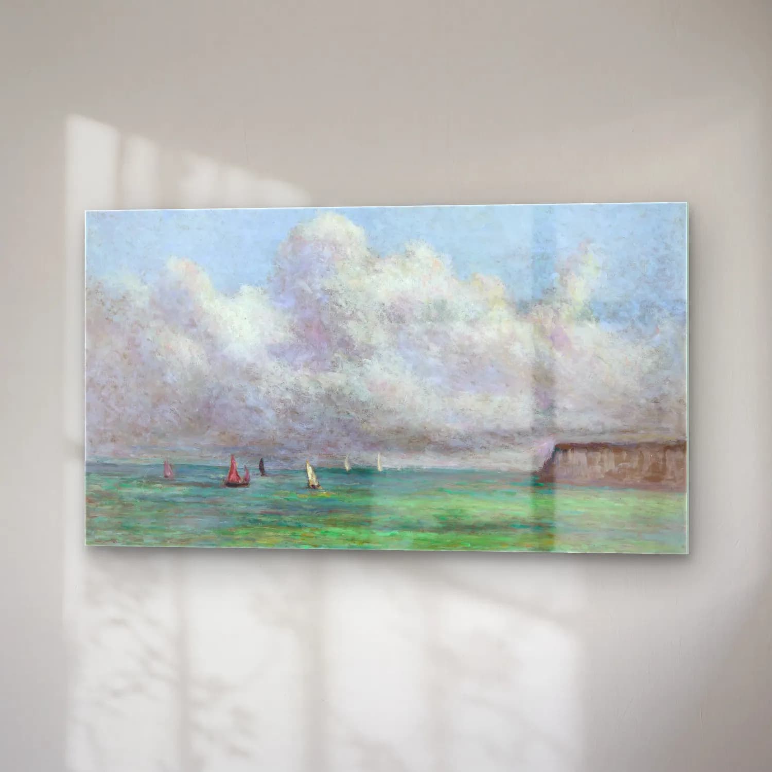 Maximilien Luce – Mer, Somme cam tablo — sağ açıdan görünüm