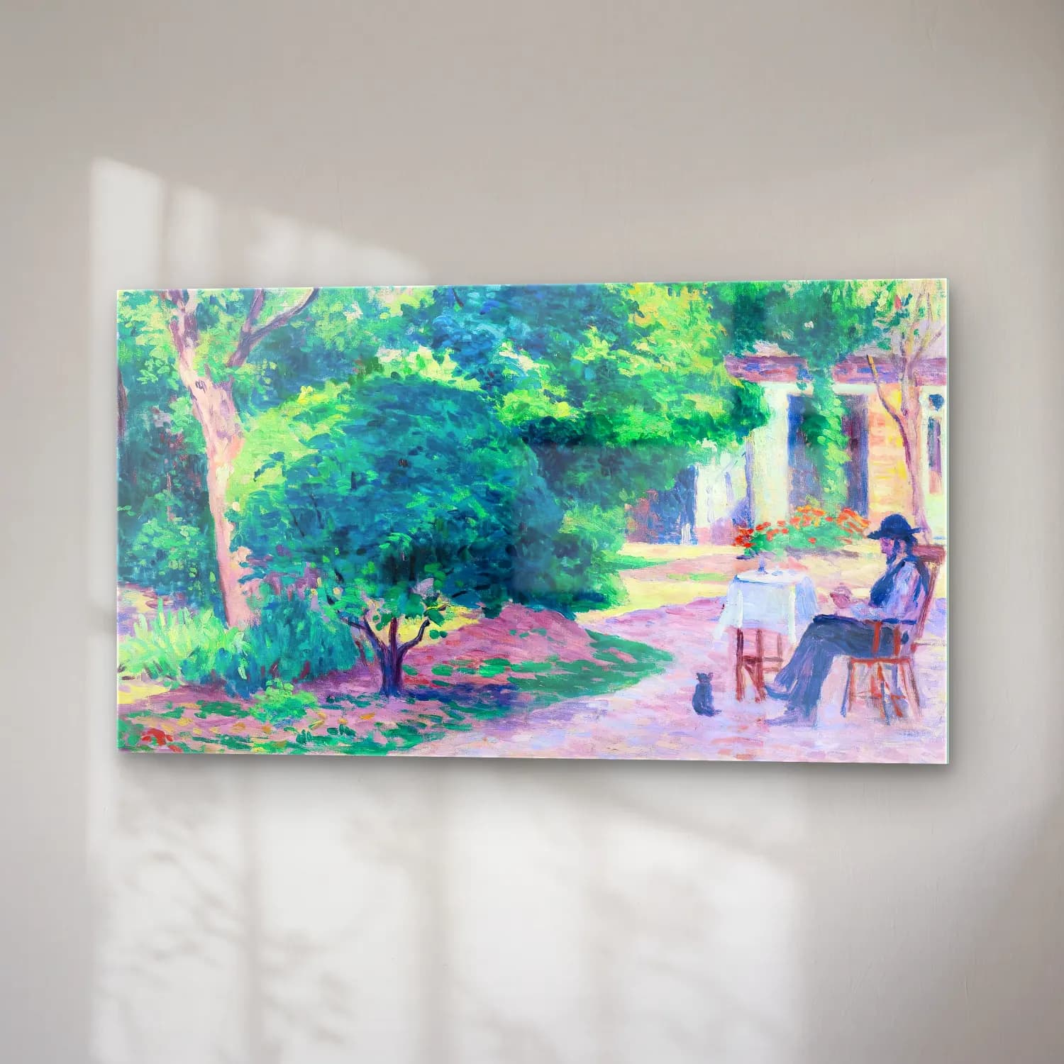 Maximilien Luce – Paris, Le Jardin D’alexandre Charpentier Au Hameau Boileau… cam tablo — sağ açıdan görünüm
