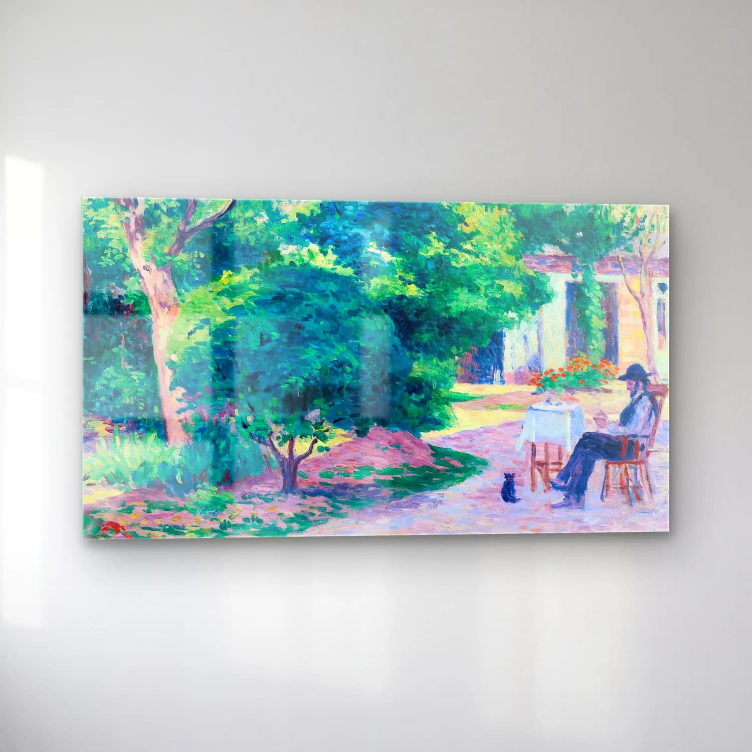 Maximilien Luce – Paris, Le Jardin D’alexandre Charpentier Au Hameau Boileau… cam tablo — sol açıdan görünüm
