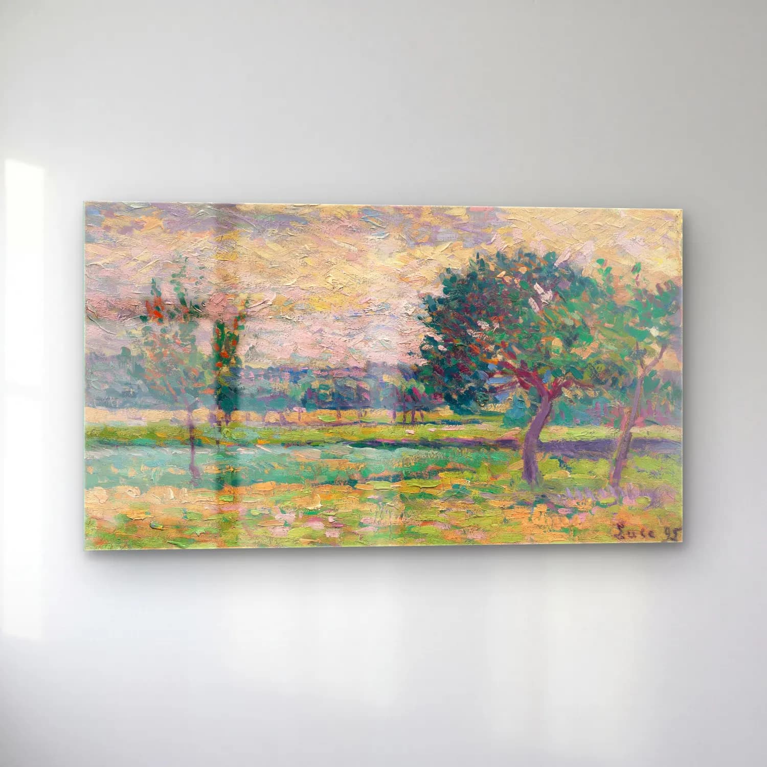 Maximilien Luce – Paris, le Pont de l’Archevêché cam tablo — sol açıdan görünüm