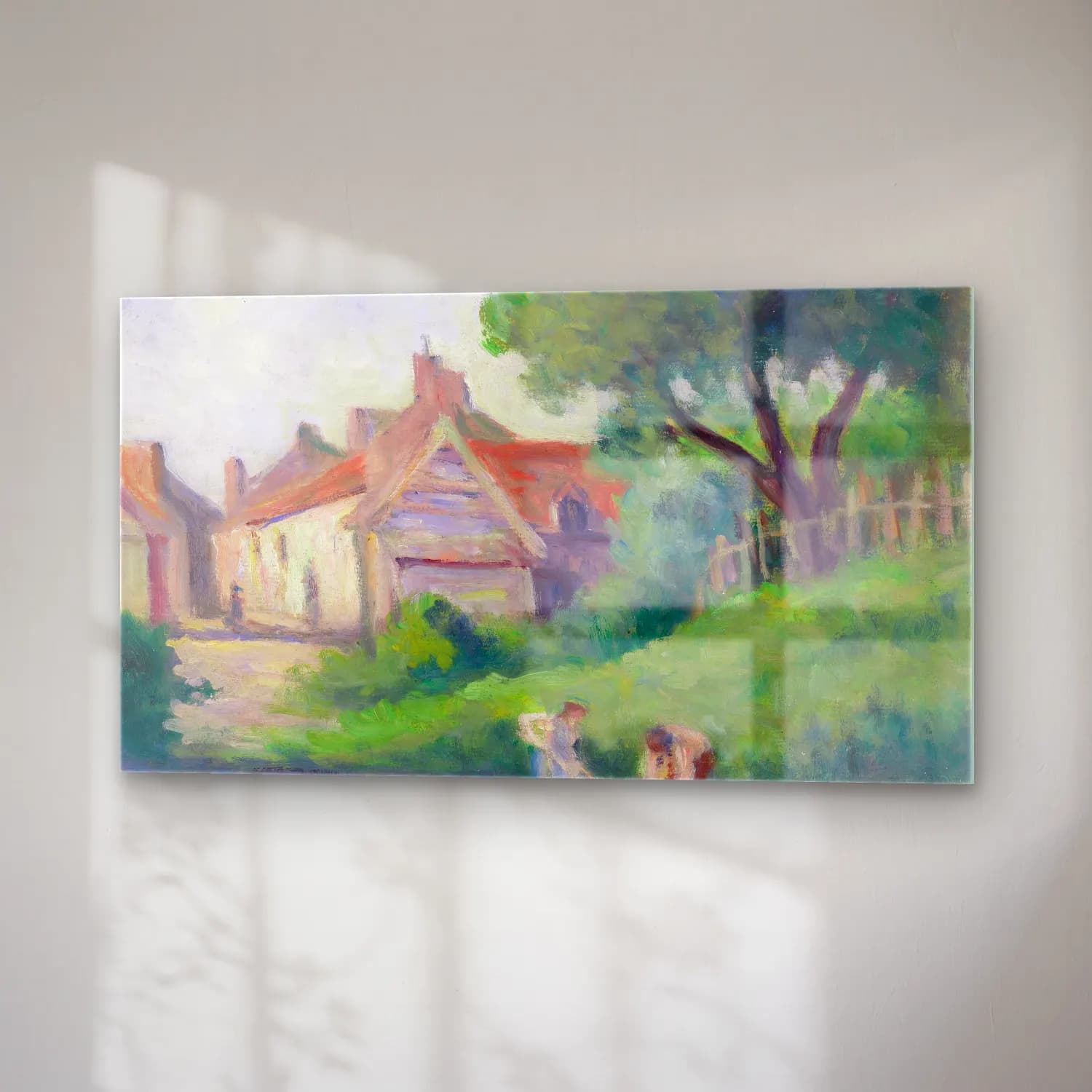 Maximilien Luce – Pecquigny cam tablo — sağ açıdan görünüm
