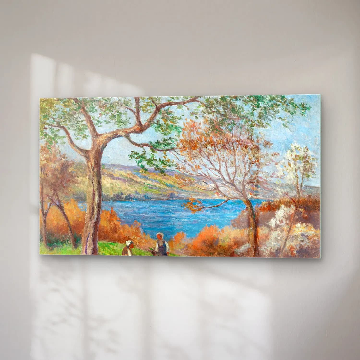 Maximilien Luce – Rolleboise cam tablo — sağ açıdan görünüm
