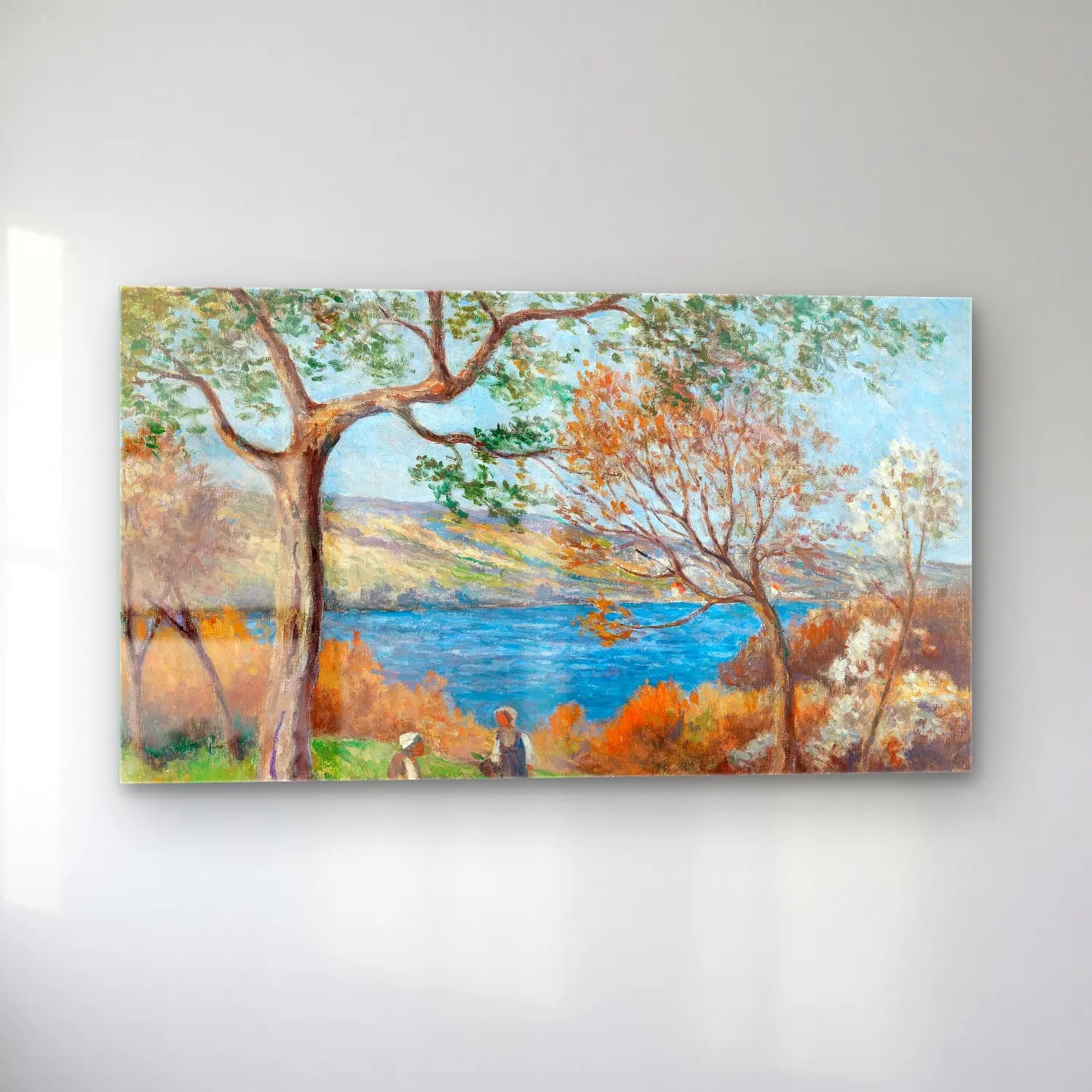 Maximilien Luce – Rolleboise cam tablo — sol açıdan görünüm