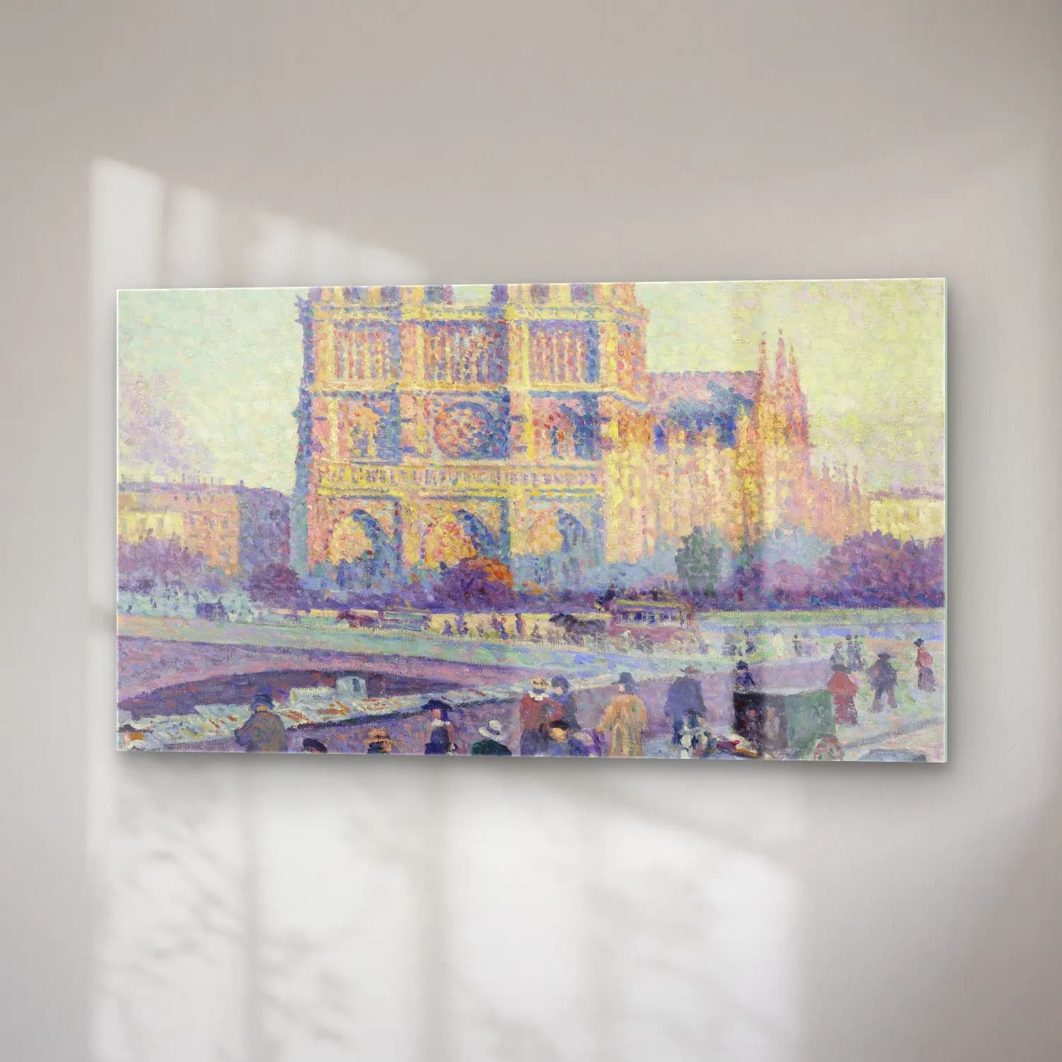 Maximilien Luce – The Quai Saint-Michel and Notre-Dame cam tablo — sağ açıdan görünüm