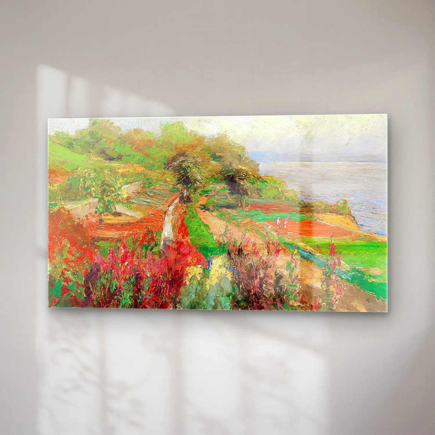 Olga Wisinger-Florian – Olga Wisinger-Florian - A coastal landscape cam tablo — sağ açıdan görünüm