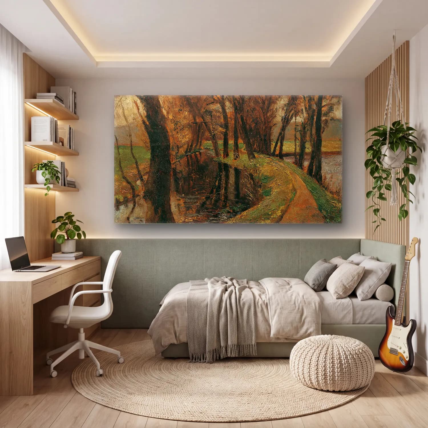 Olga Wisinger-Florian – Olga Wisinger-Florian - Allee am Weiher cam tablo — genç odasında