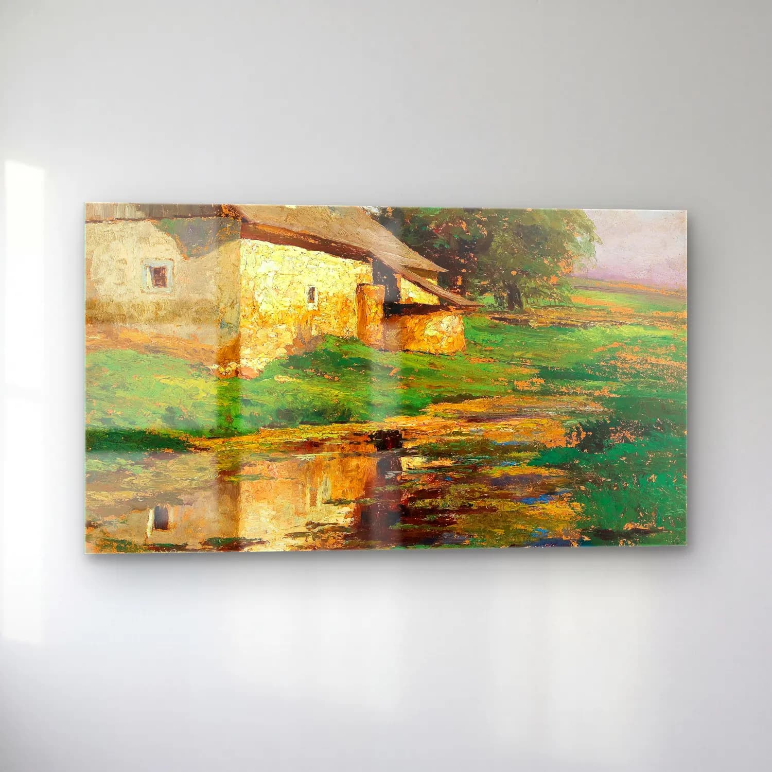 Olga Wisinger-Florian – Olga Wisinger-Florian - Am Tümpel hinterm Haus cam tablo — sol açıdan görünüm