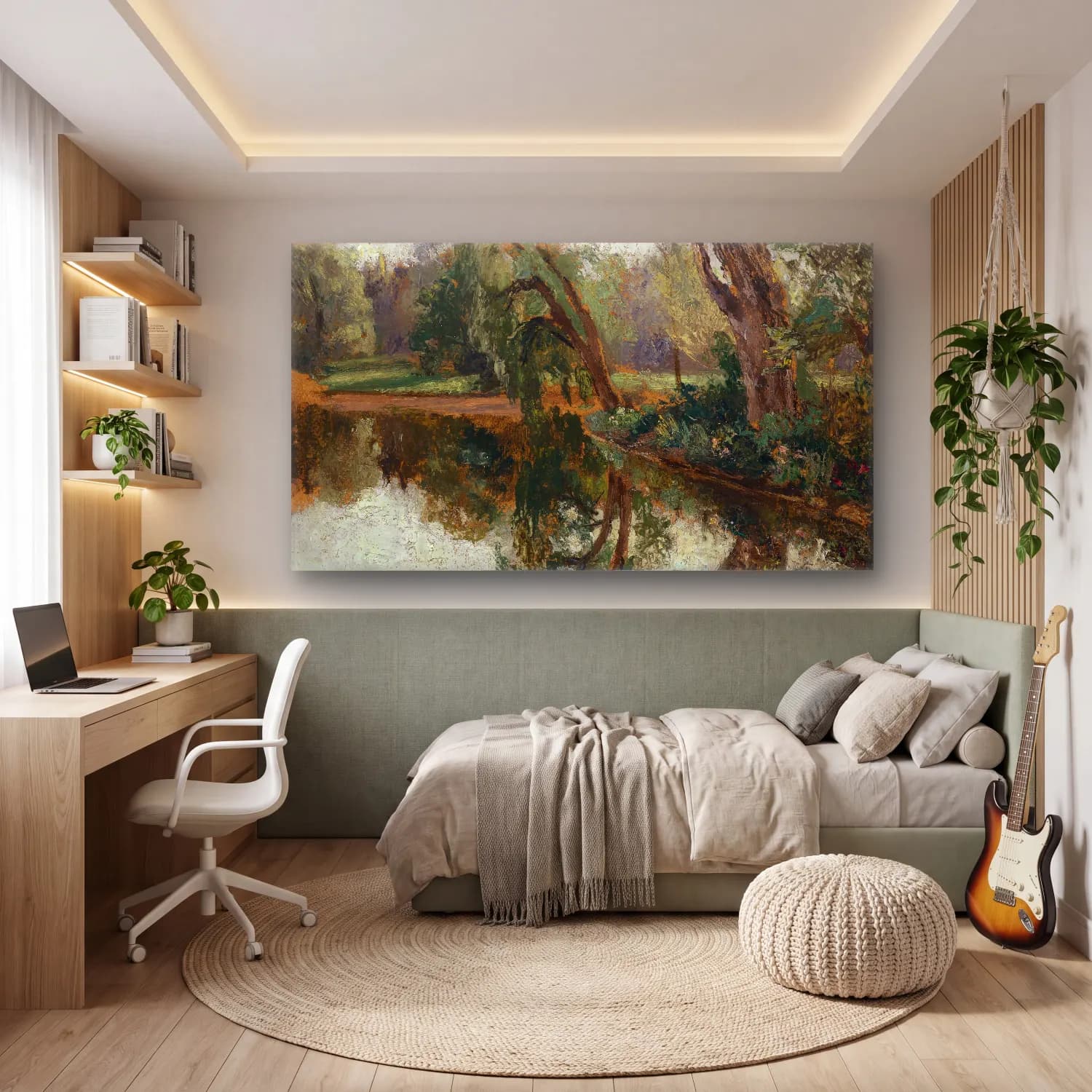 Olga Wisinger-Florian – Olga Wisinger-Florian - Aulandschaft cam tablo — genç odasında