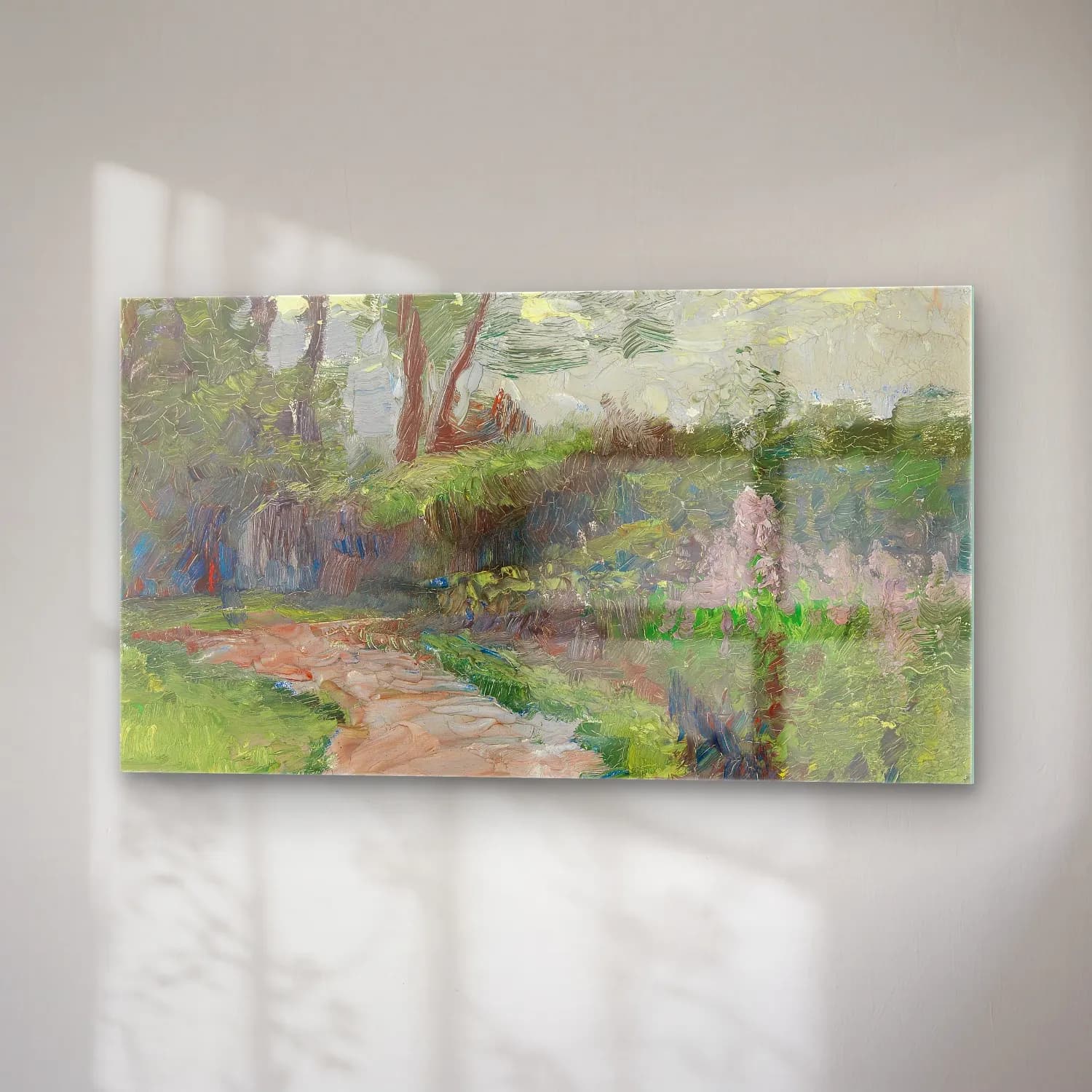 Olga Wisinger-Florian – Olga Wisinger-Florian - Path in the Park cam tablo — sağ açıdan görünüm