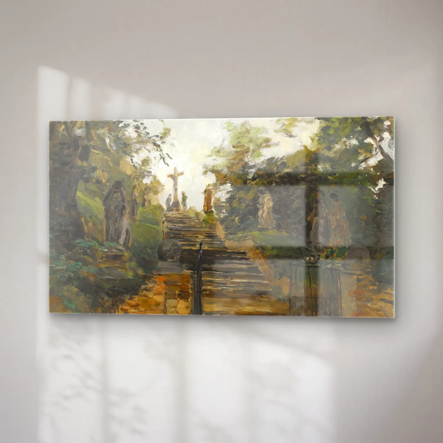 Olga Wisinger-Florian – Olga Wisinger-Florian - The Bisamberg Near Vienna cam tablo — sağ açıdan görünüm