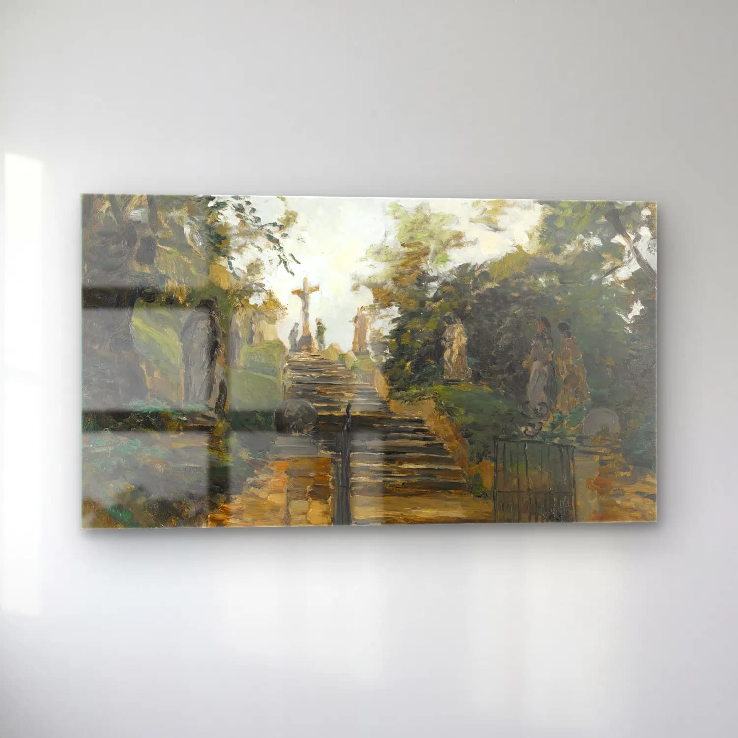 Olga Wisinger-Florian – Olga Wisinger-Florian - The Bisamberg Near Vienna cam tablo — sol açıdan görünüm
