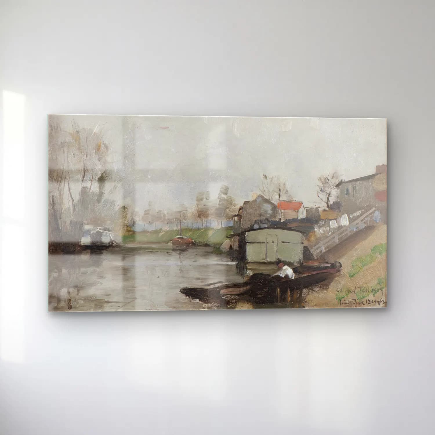 Richard Bergh – Förstad till Paris cam tablo — sol açıdan görünüm