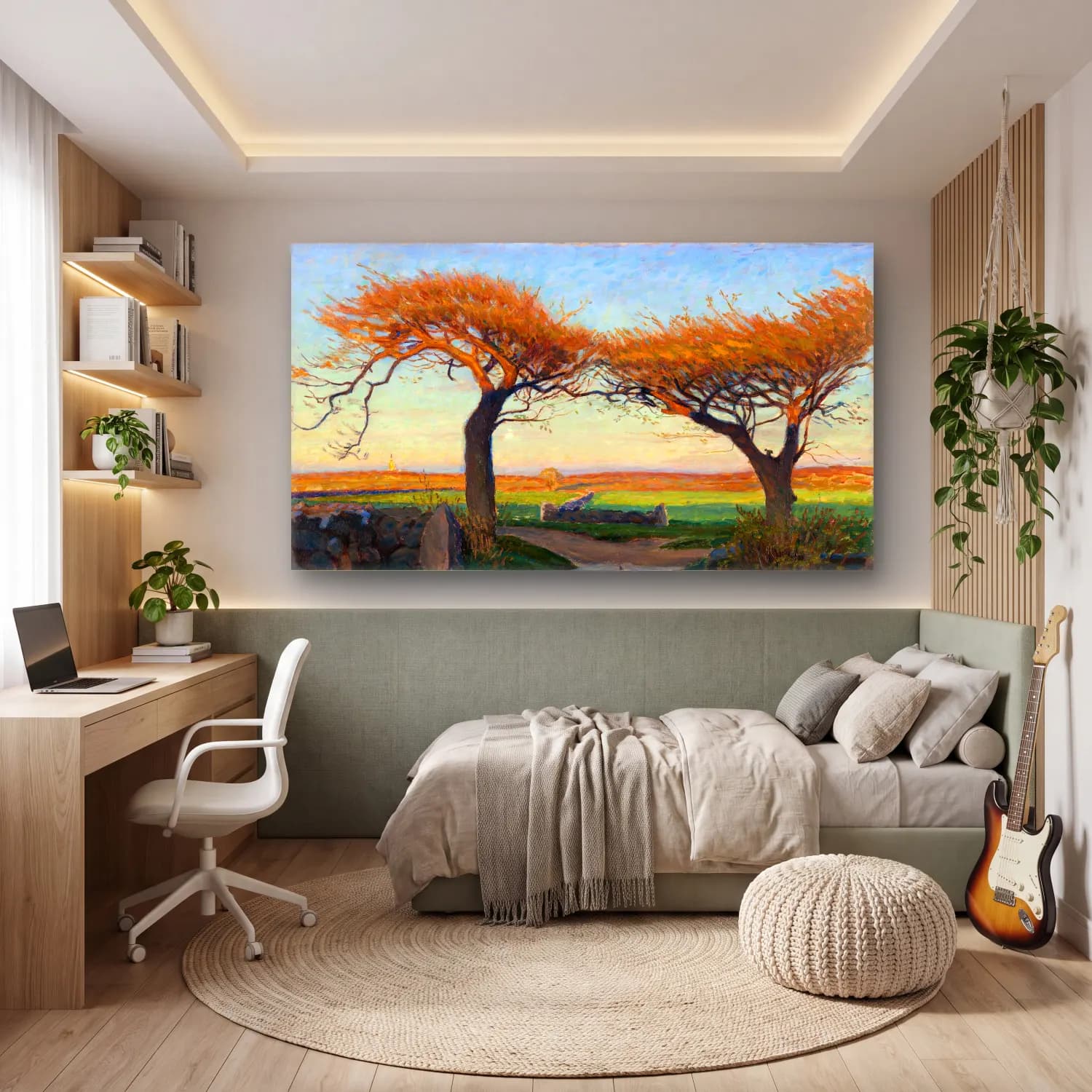 Richard Bergh – Landscape from Halland cam tablo — genç odasında