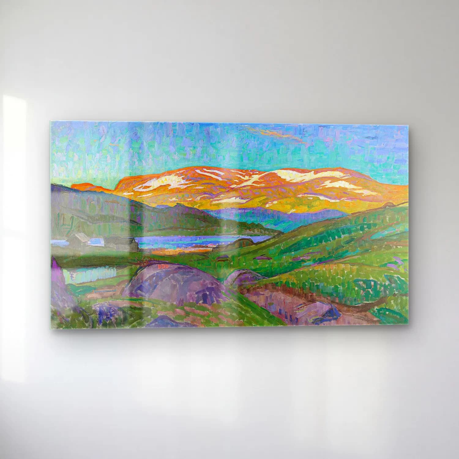 Richard Bergh – Landskap från Gjendesheim cam tablo — sol açıdan görünüm