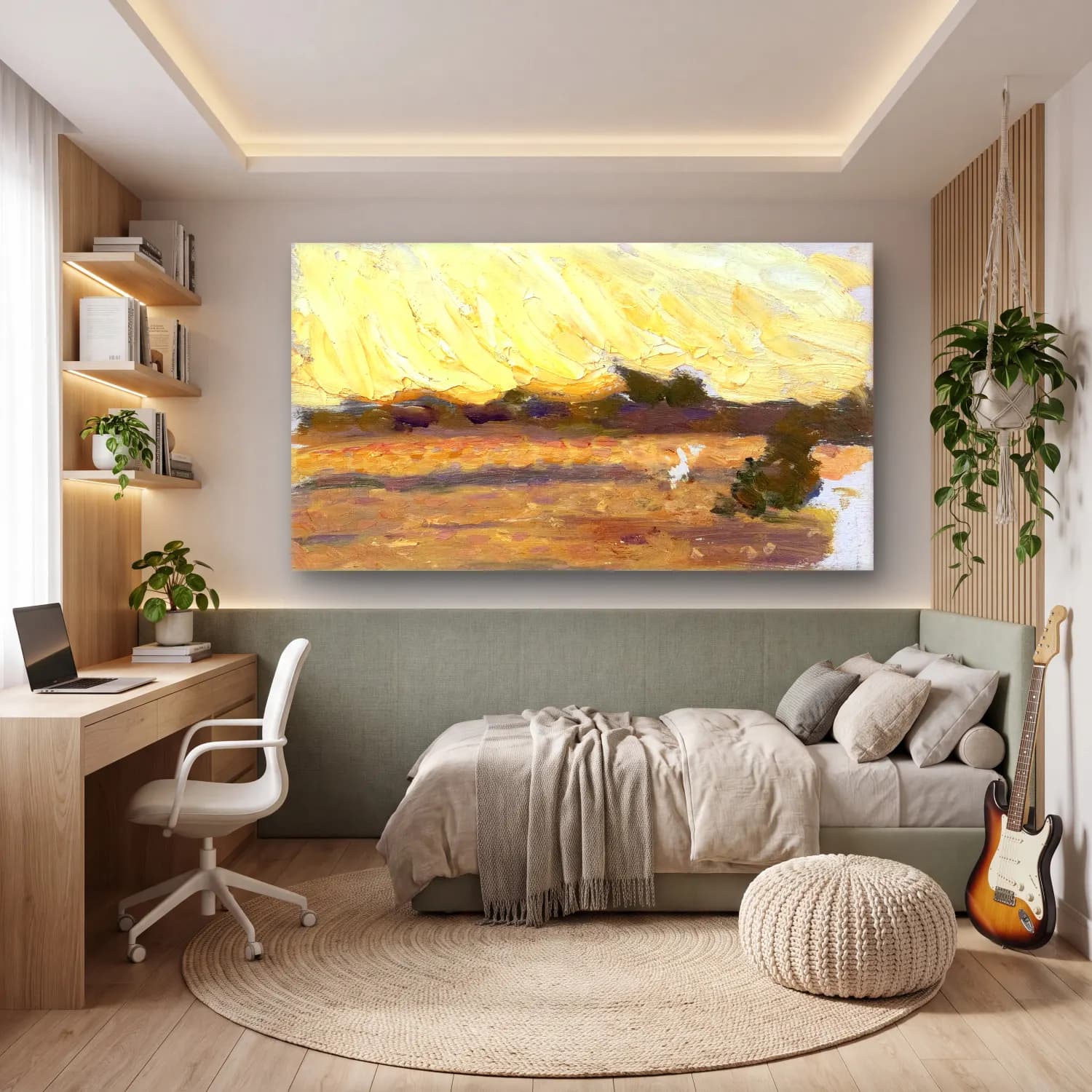 Richard Bergh – The Artist Eva Bonnier cam tablo — genç odasında