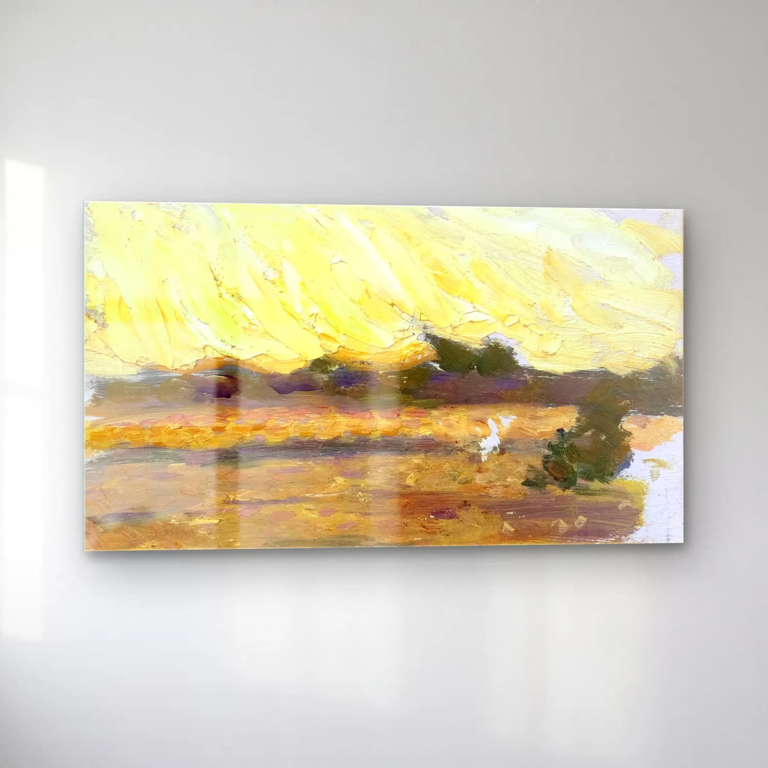 Richard Bergh – The Artist Eva Bonnier cam tablo — sol açıdan görünüm