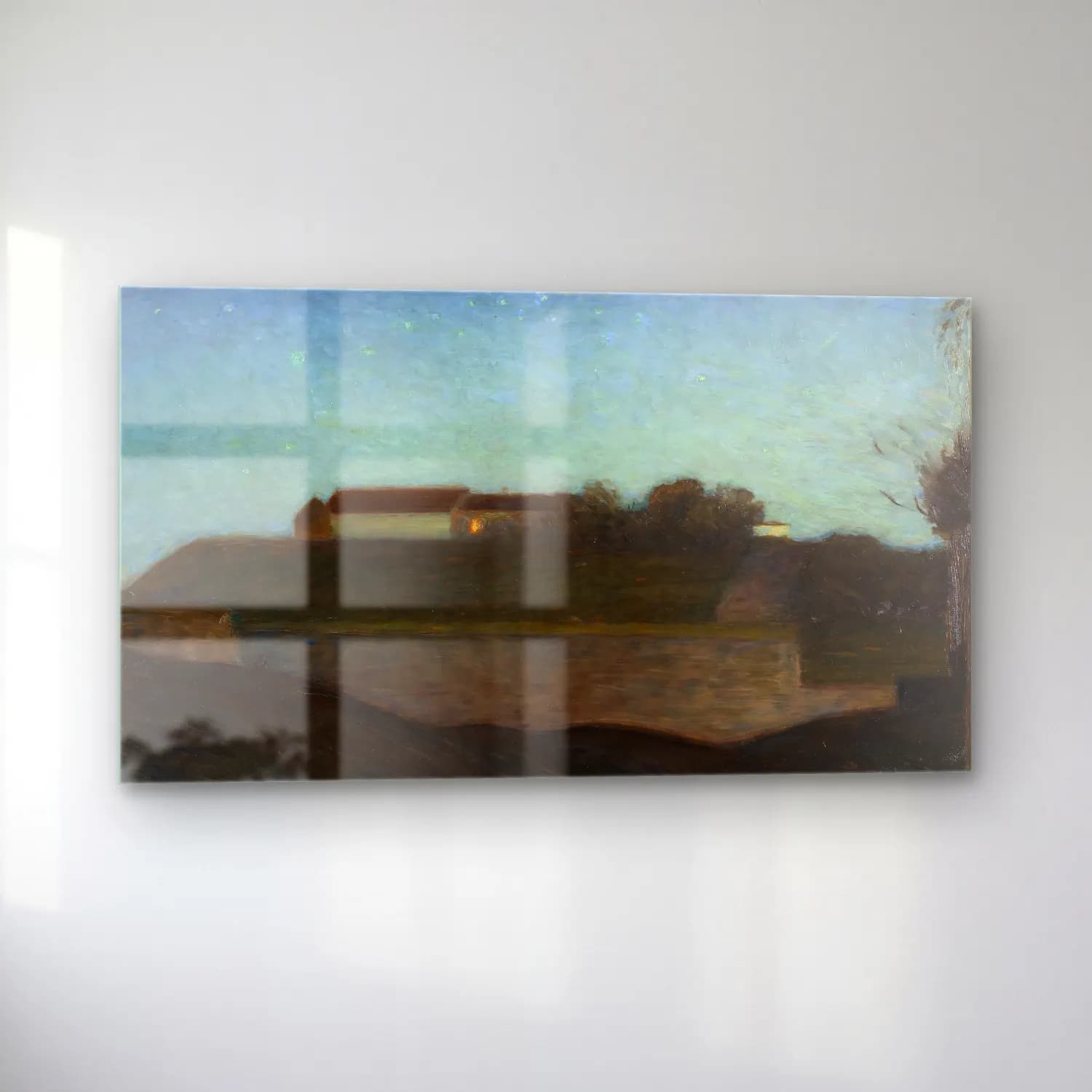Richard Bergh – The Fortress of Varberg cam tablo — sol açıdan görünüm