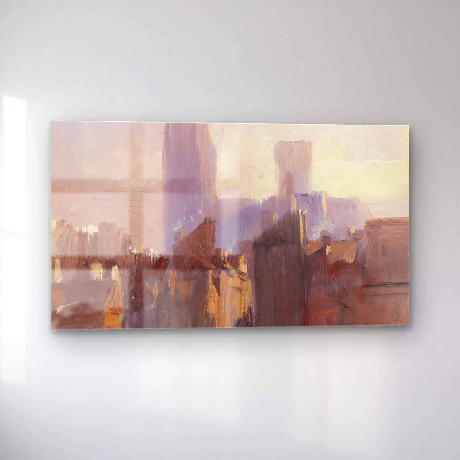Richard Parkes Bonington – Rouen Cathedral, Sunrise cam tablo — sol açıdan görünüm