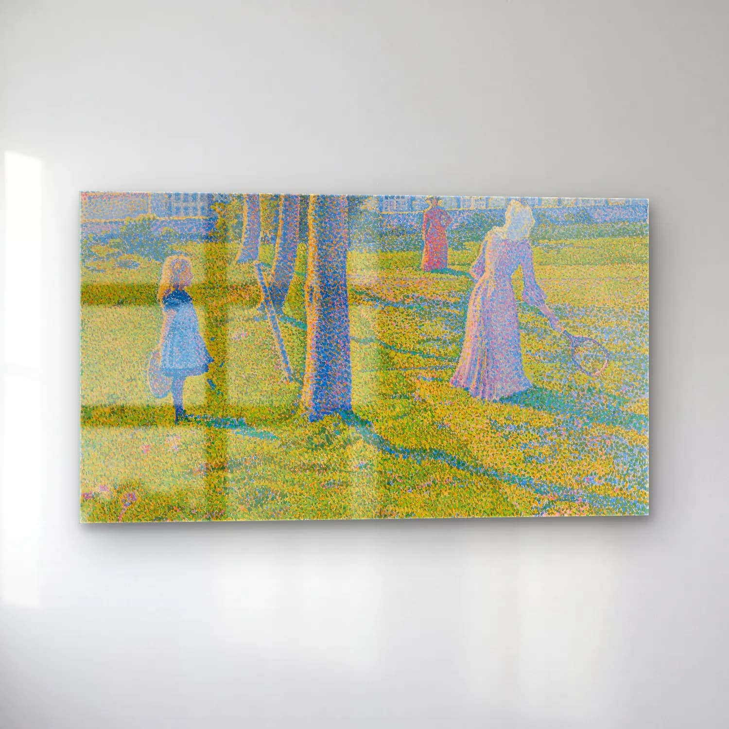 Theo van Rysselberghe – Theo van Rysselberghe - À Thuin ou La Partie de tennis cam tablo — sol açıdan görünüm