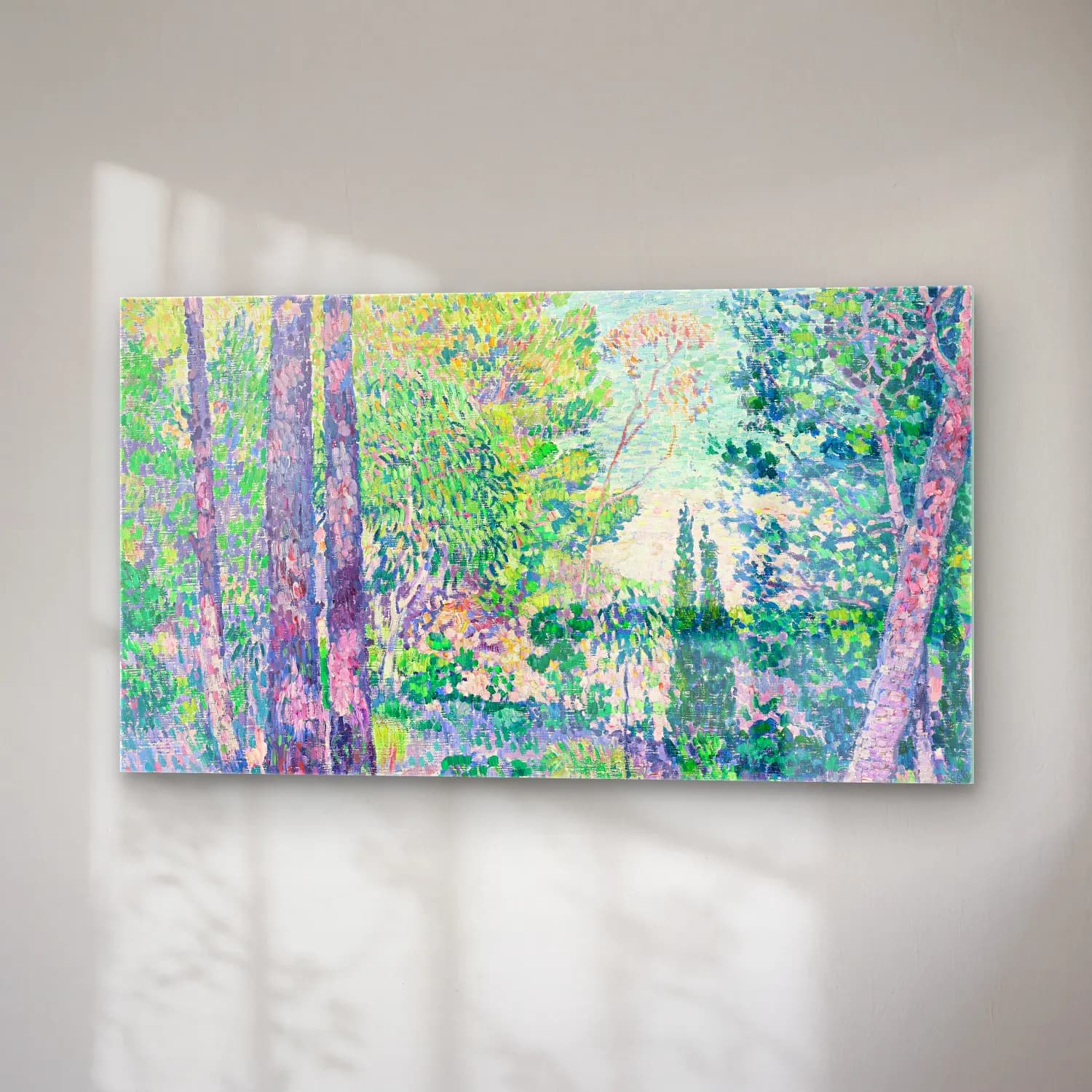 Theo van Rysselberghe – Theo van Rysselberghe - Eucalyptus à Cavalière cam tablo — sağ açıdan görünüm