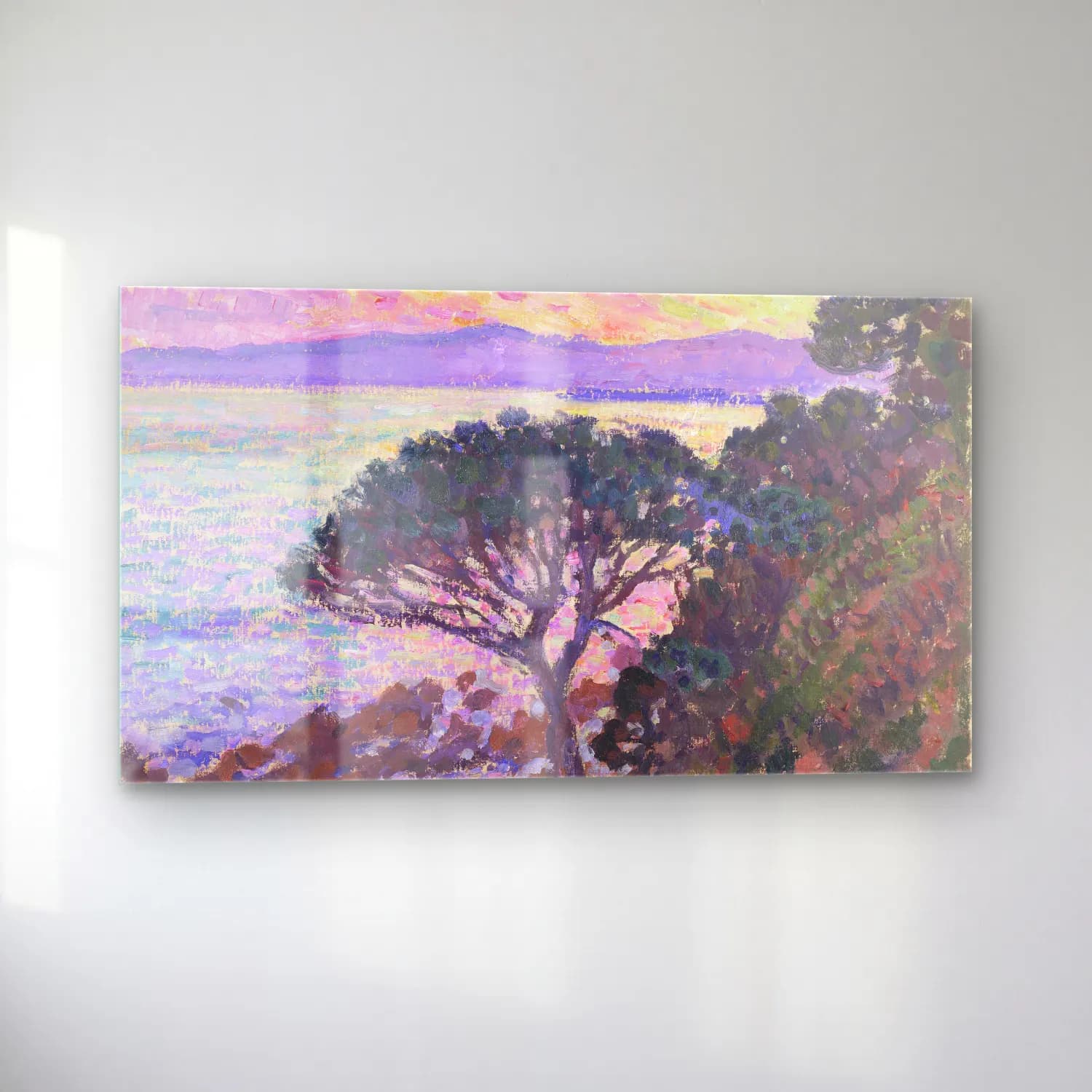 Theo van Rysselberghe – Theo van Rysselberghe - Pine-Tree near the Mediterranean… cam tablo — sol açıdan görünüm