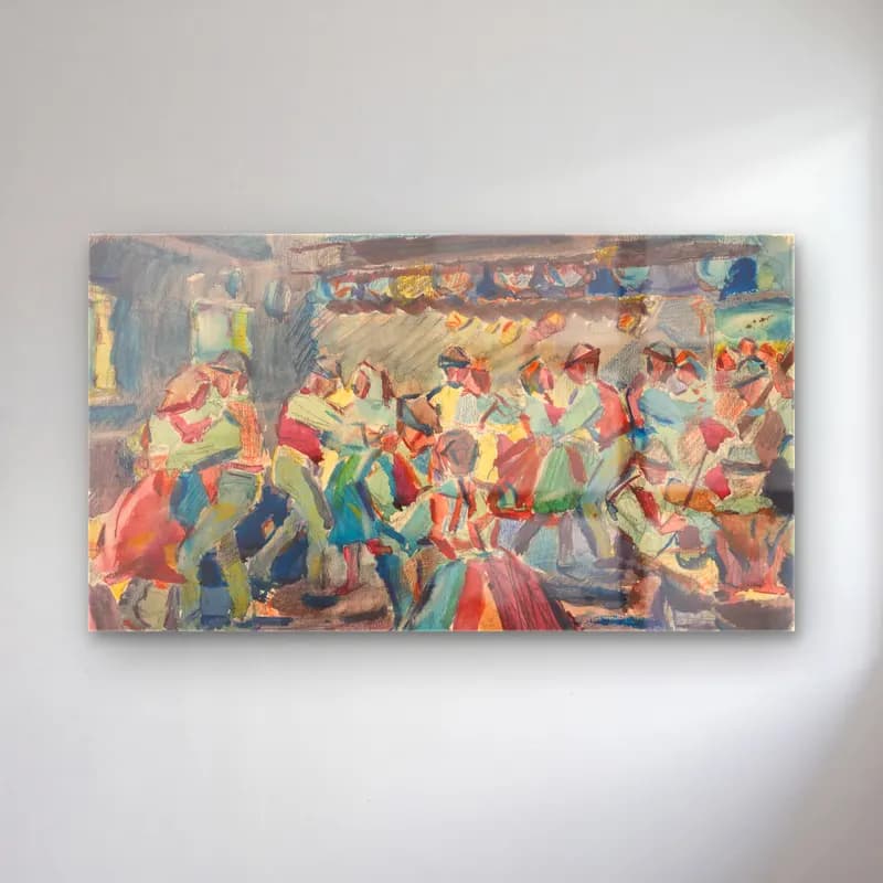 Empresyonist Dansçılar No. 4 cam tablo — Empresyonist Dansçılar No. 4 — empresyonist dansçılar