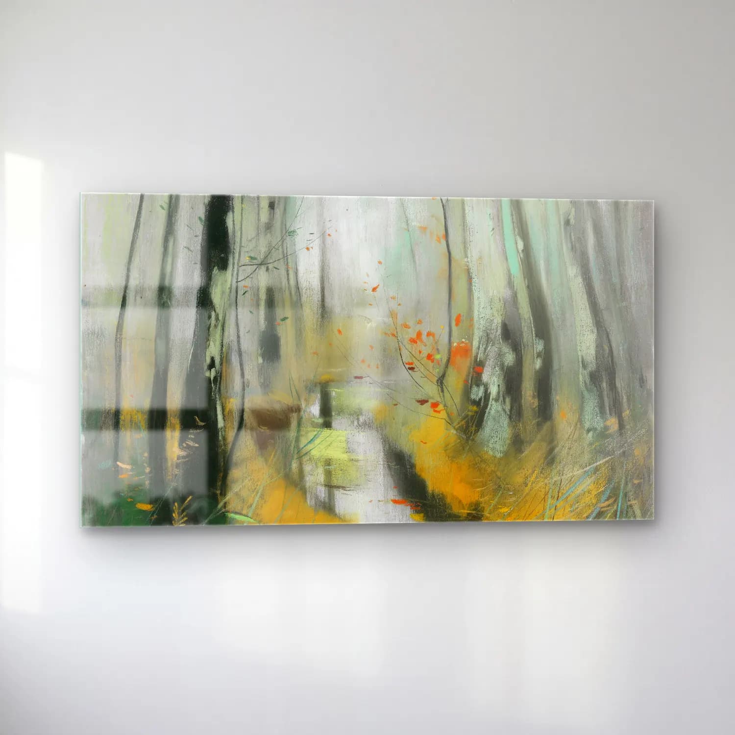 Karl Hagemeister – Birken im Herbst am Bachlauf cam tablo — sol açıdan görünüm