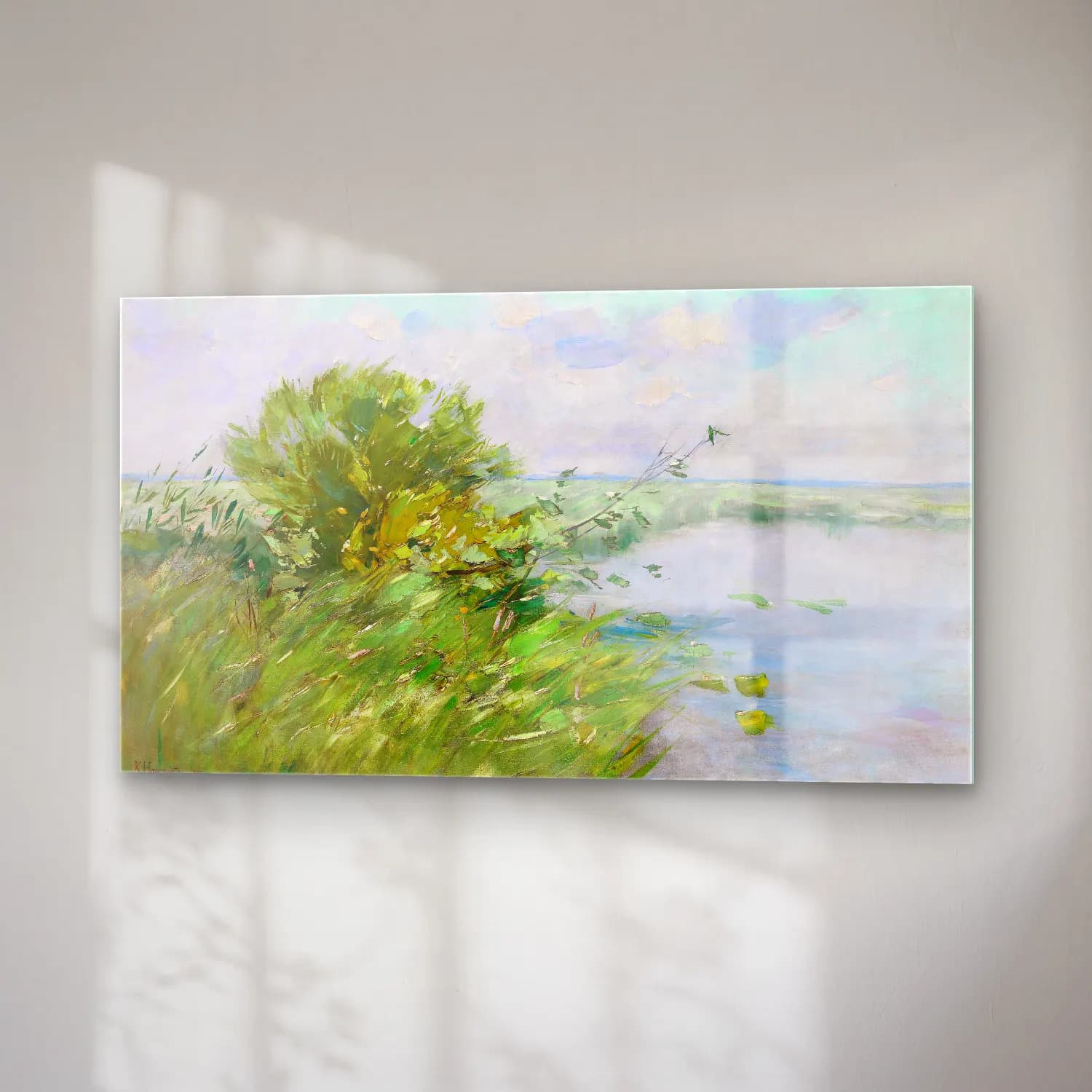 Karl Hagemeister – Märkische Seenlandschaft cam tablo — sağ açıdan görünüm