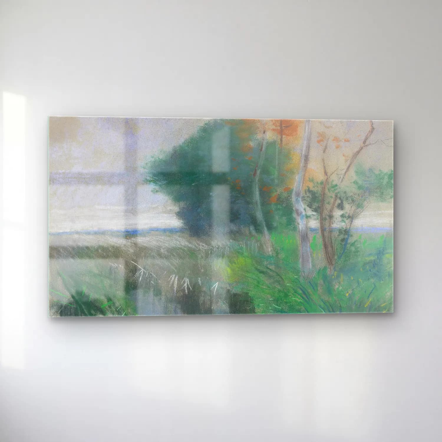 Karl Hagemeister – Märkische Uferlandschaft cam tablo — sol açıdan görünüm