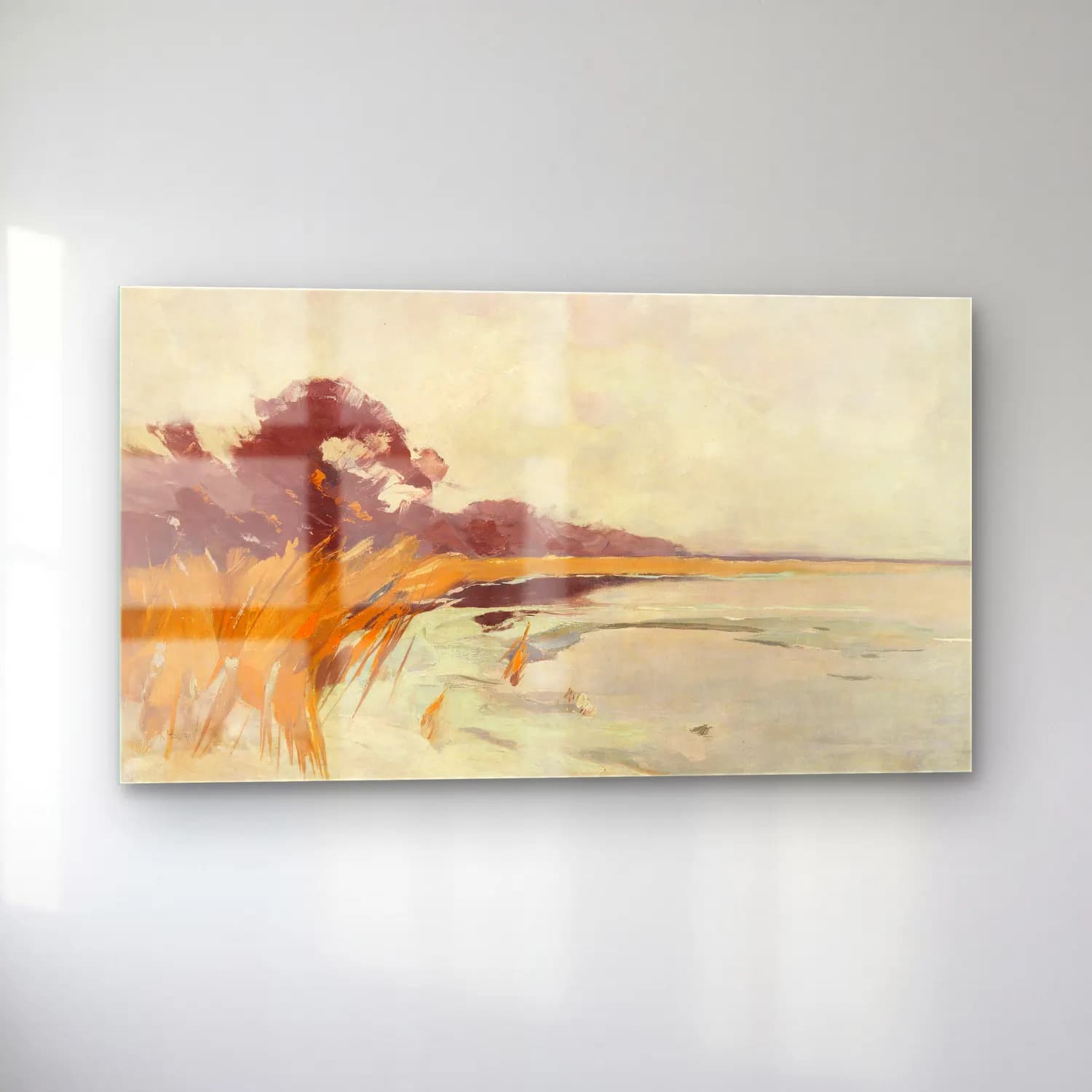 Karl Hagemeister – Winterlandschaft cam tablo — sol açıdan görünüm