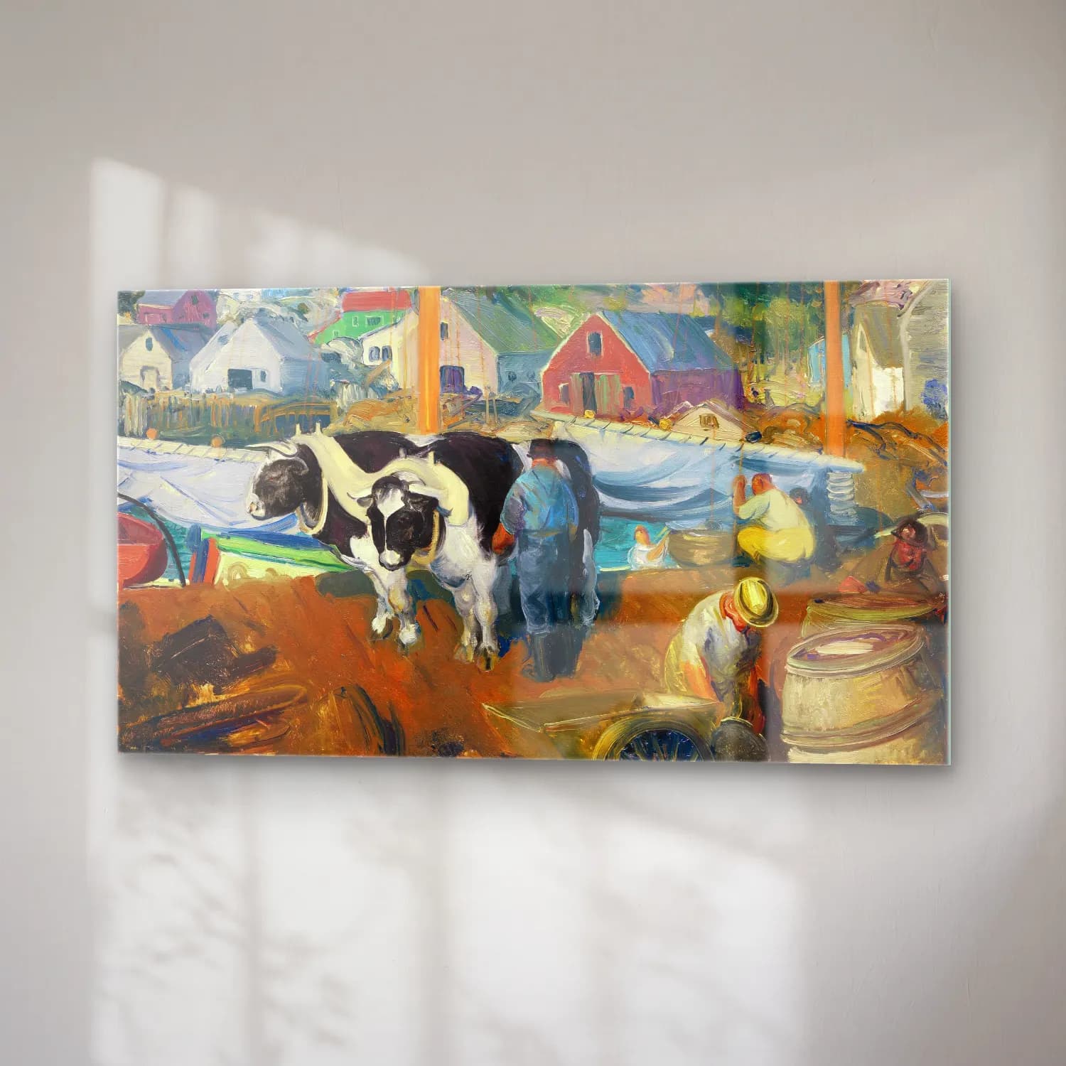 George Bellows – Ox Team cam tablo — sağ açıdan görünüm