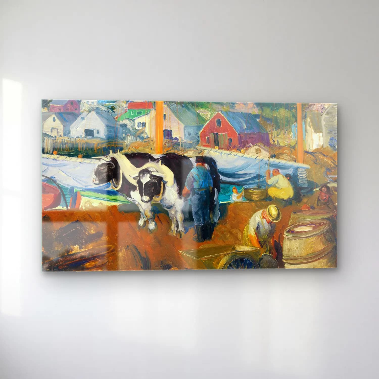 George Bellows – Ox Team cam tablo — sol açıdan görünüm