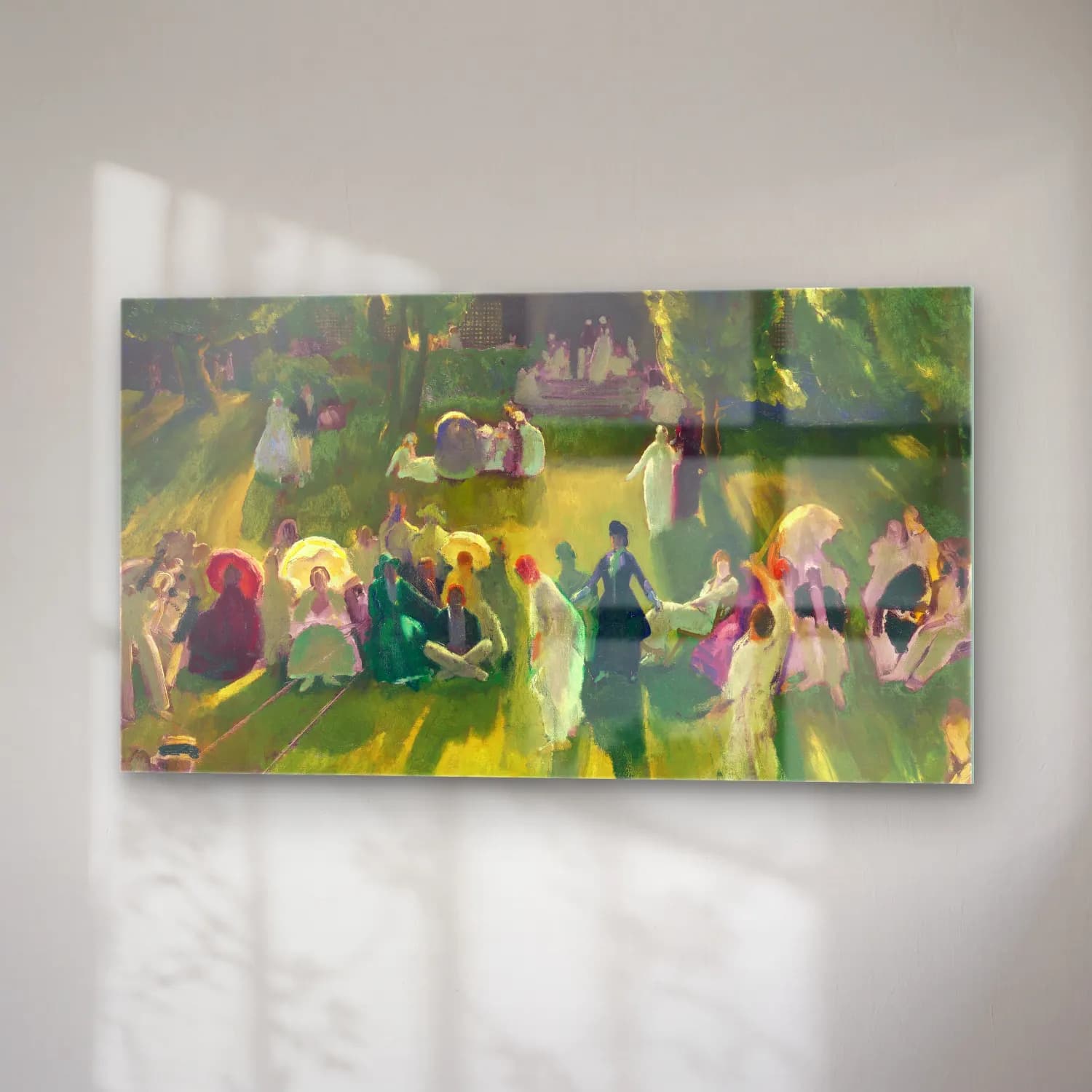 George Bellows – Tennis at Newport cam tablo — sağ açıdan görünüm