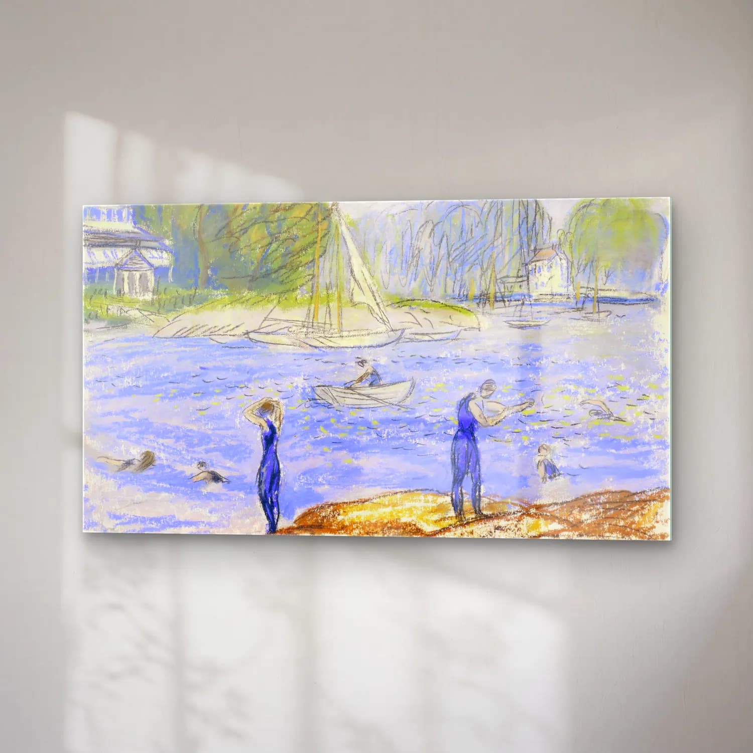 William James Glackens – Bathers, Annisquam cam tablo — sağ açıdan görünüm