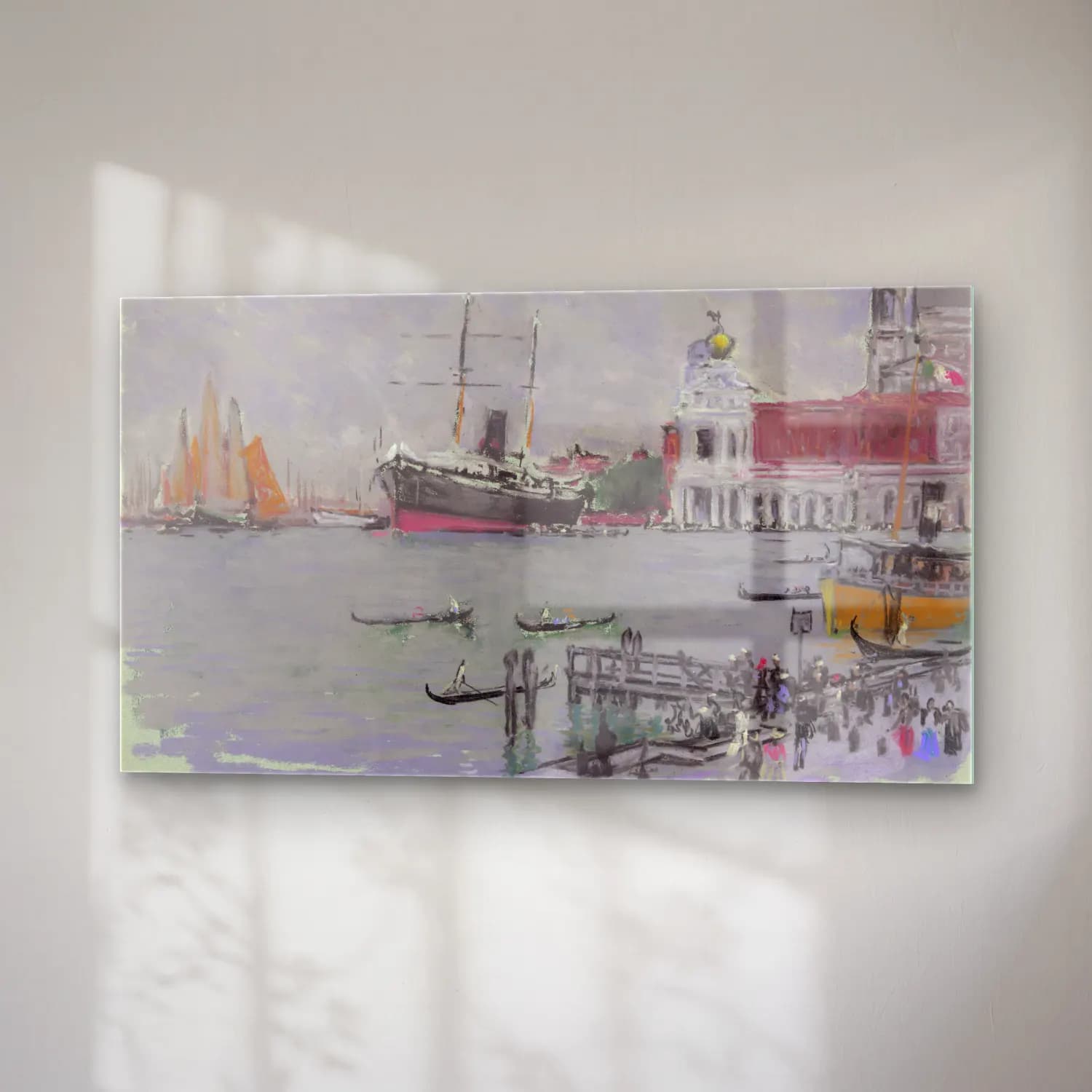 Joseph Pennell – Excursion pier cam tablo — sağ açıdan görünüm