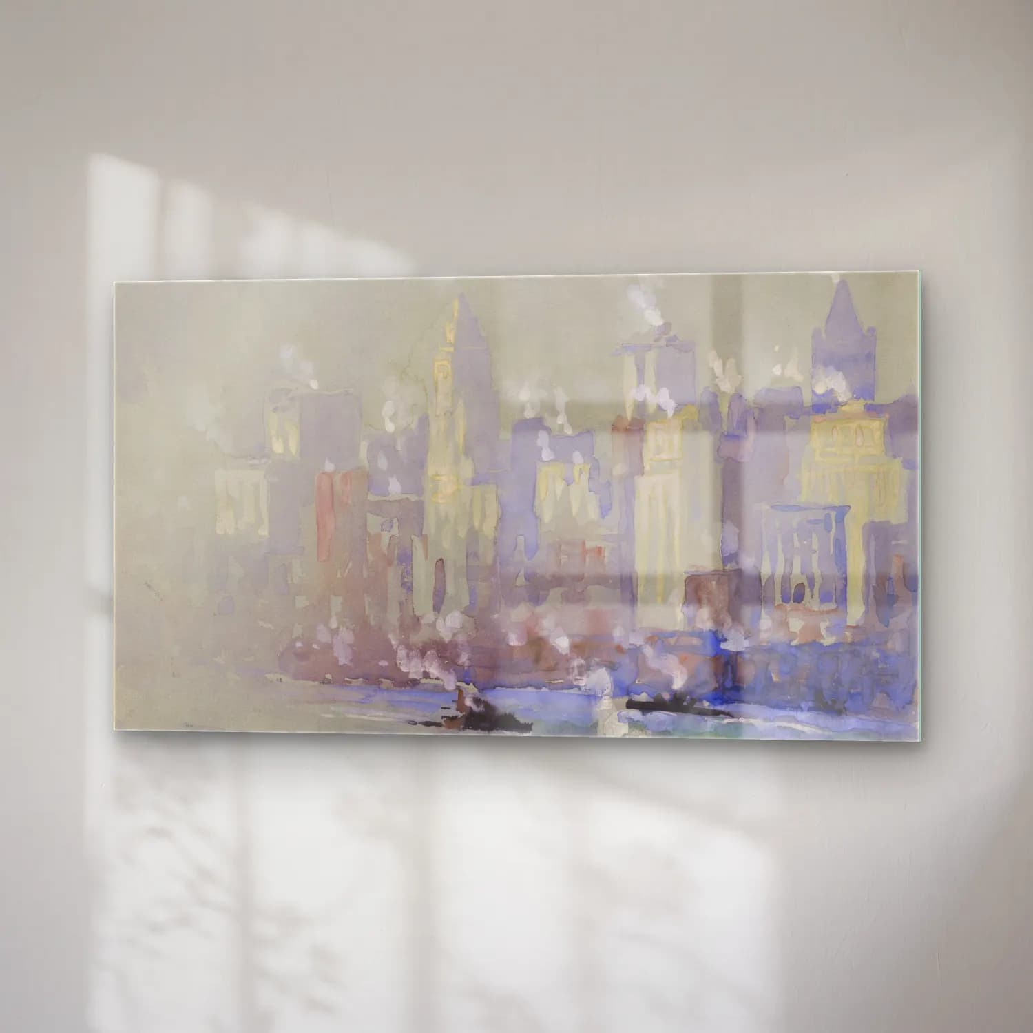 Joseph Pennell – Mist and steam cam tablo — sağ açıdan görünüm