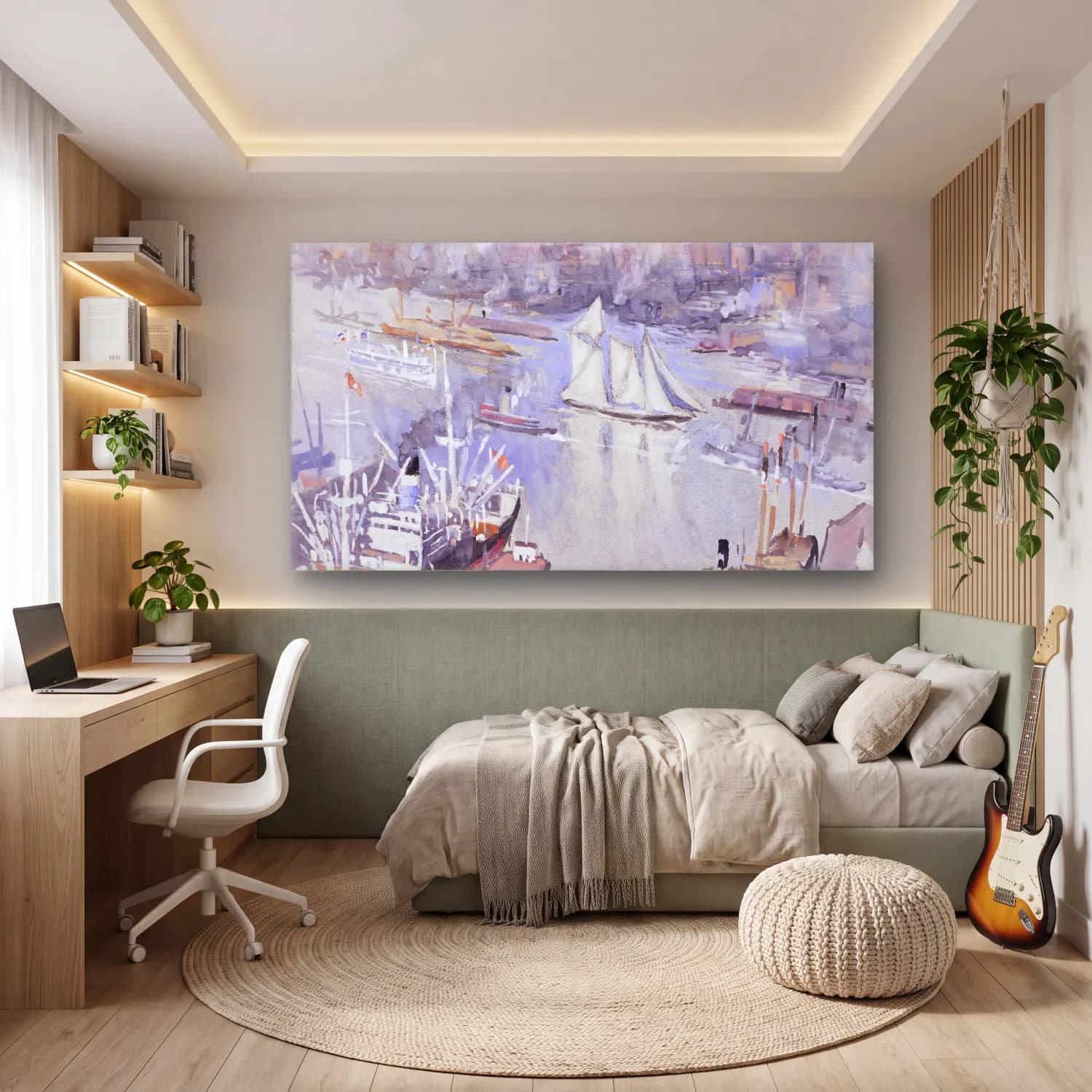 Joseph Pennell – The Schooner cam tablo — genç odasında