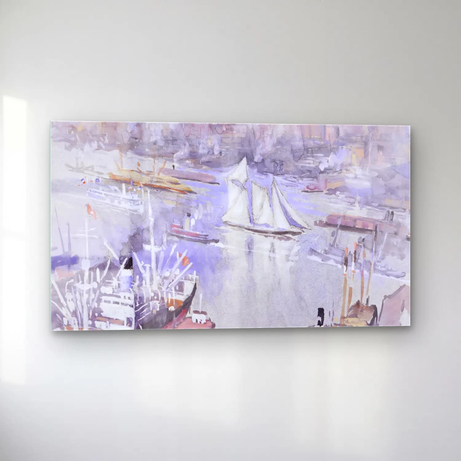 Joseph Pennell – The Schooner cam tablo — sol açıdan görünüm