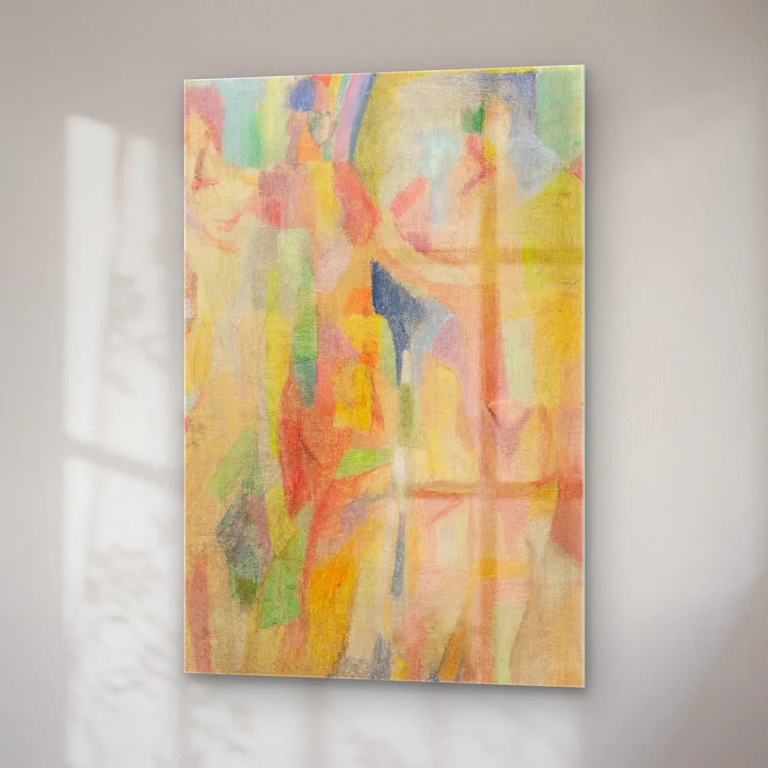 Robert Delaunay – La Ville De Paris, Esquisse cam tablo — sağ açıdan görünüm