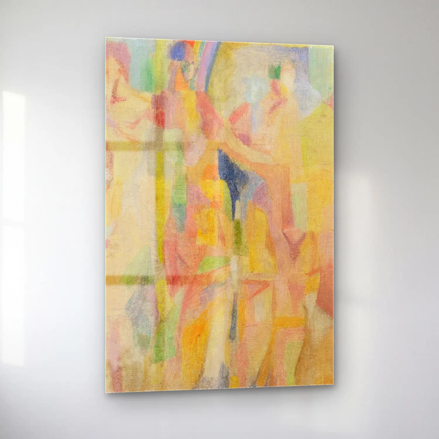 Robert Delaunay – La Ville De Paris, Esquisse cam tablo — sol açıdan görünüm